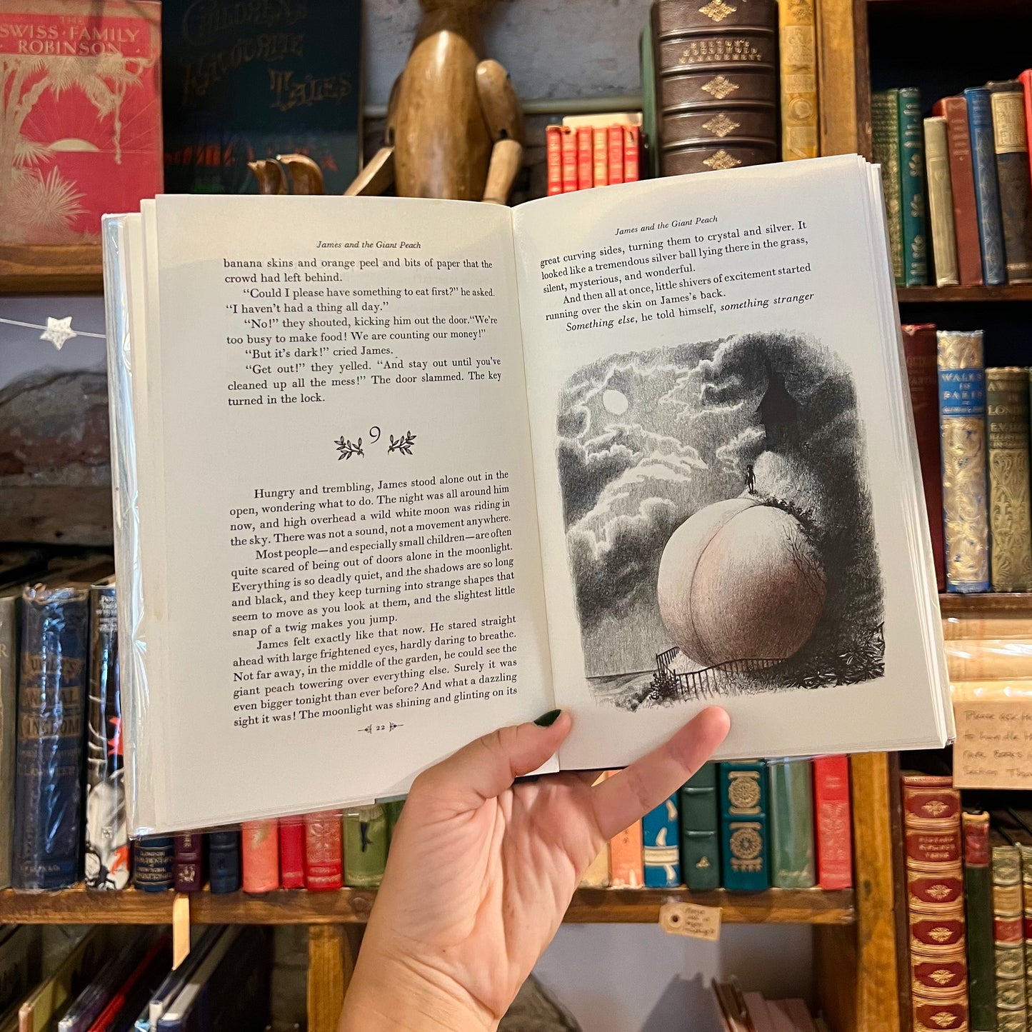 James and the Giant Peach (1961 First Edition) – Roald Dahl and Nancy Ekholm Burkert