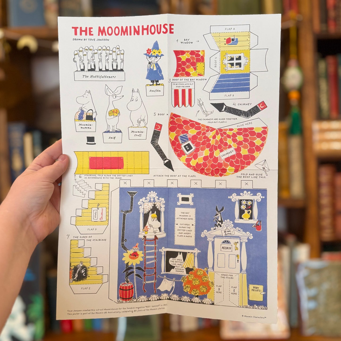 The Moomins and the Great Flood (Illustrated with Print) – Tove Jansson