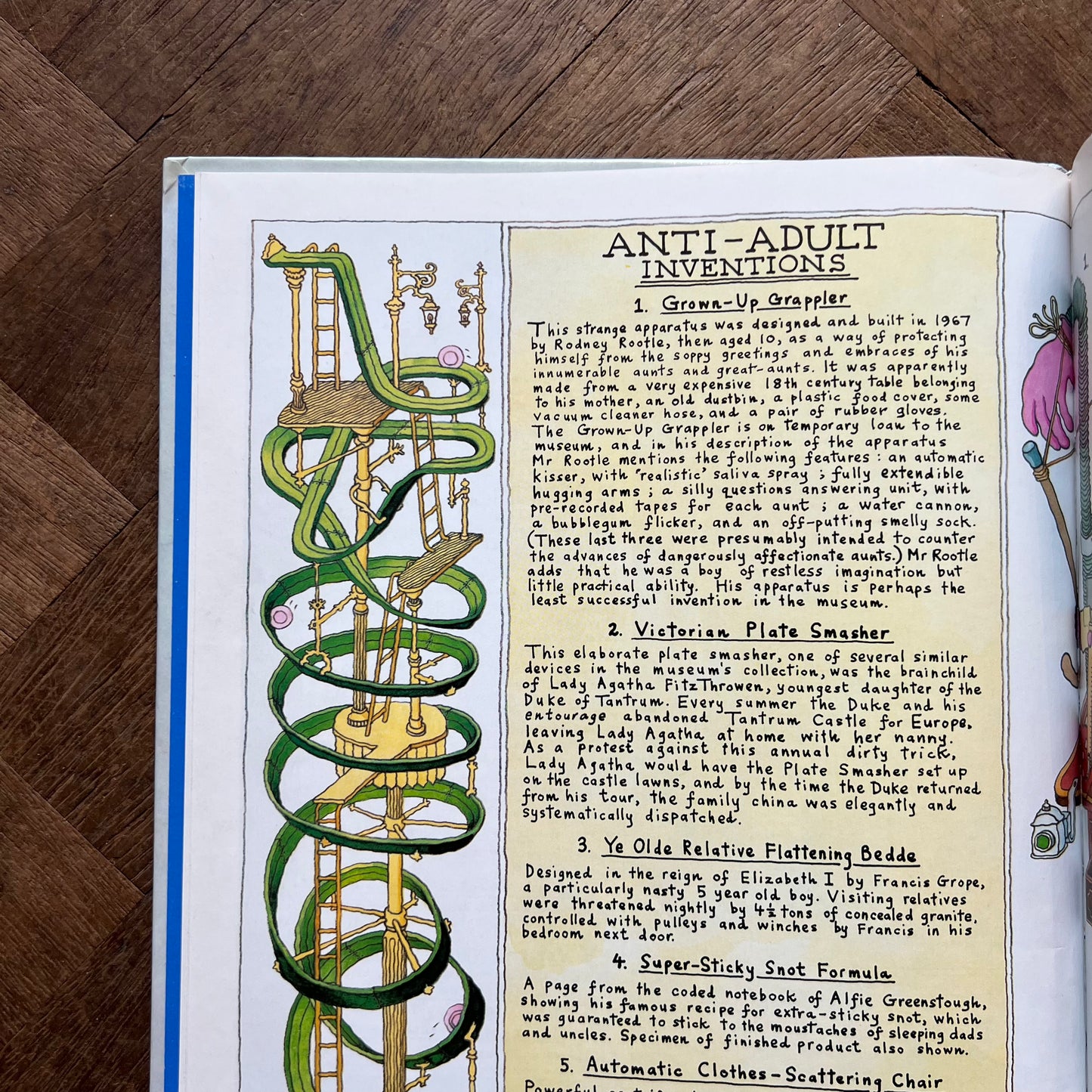 Rodney Rootle's Grown-Up Grappler and Other Treasures from the Museum of Outlawed Inventions (1982 First Edition) – Chris Winn, Jeremy Beadle