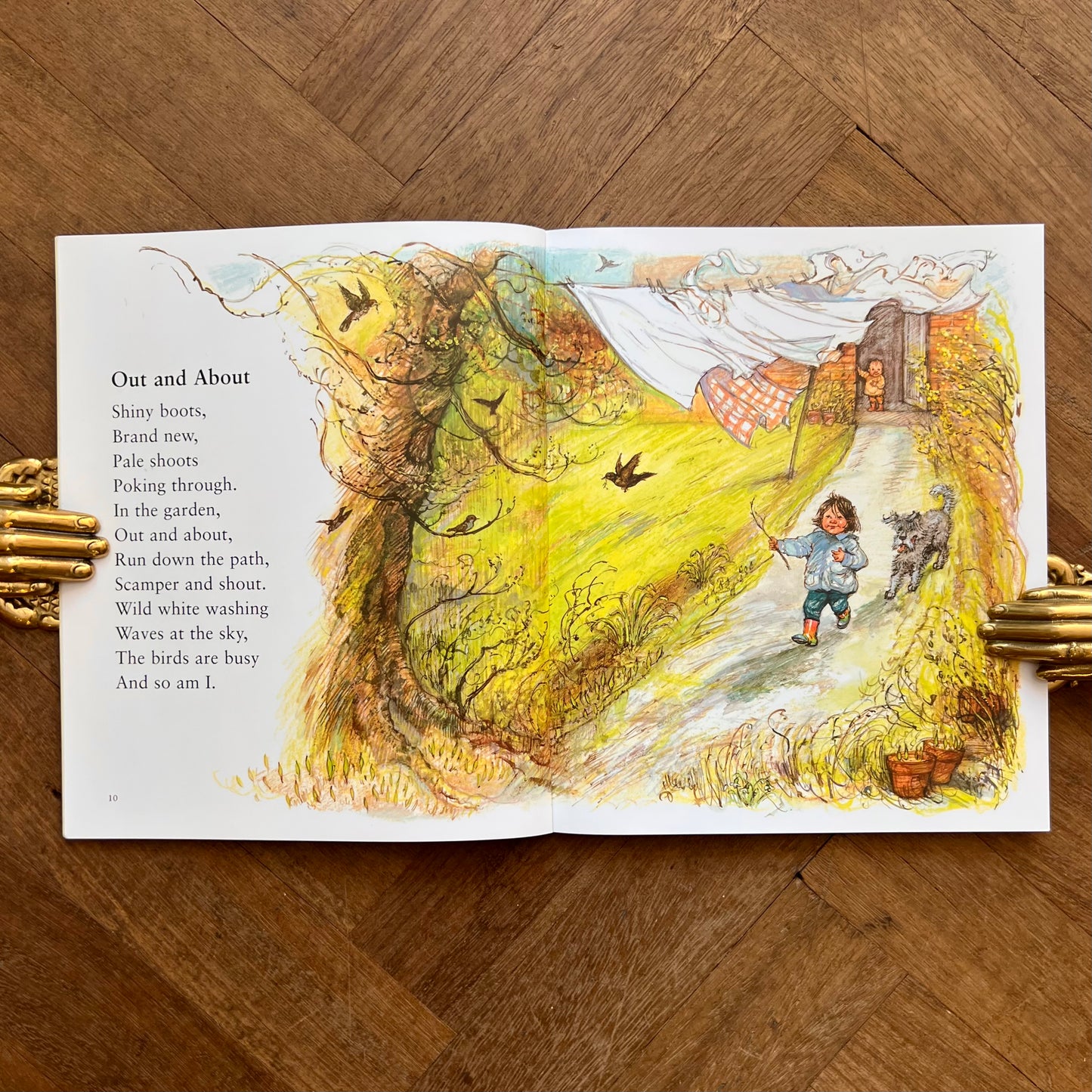 Out and About: A First Book of Poems – Shirley Hughes
