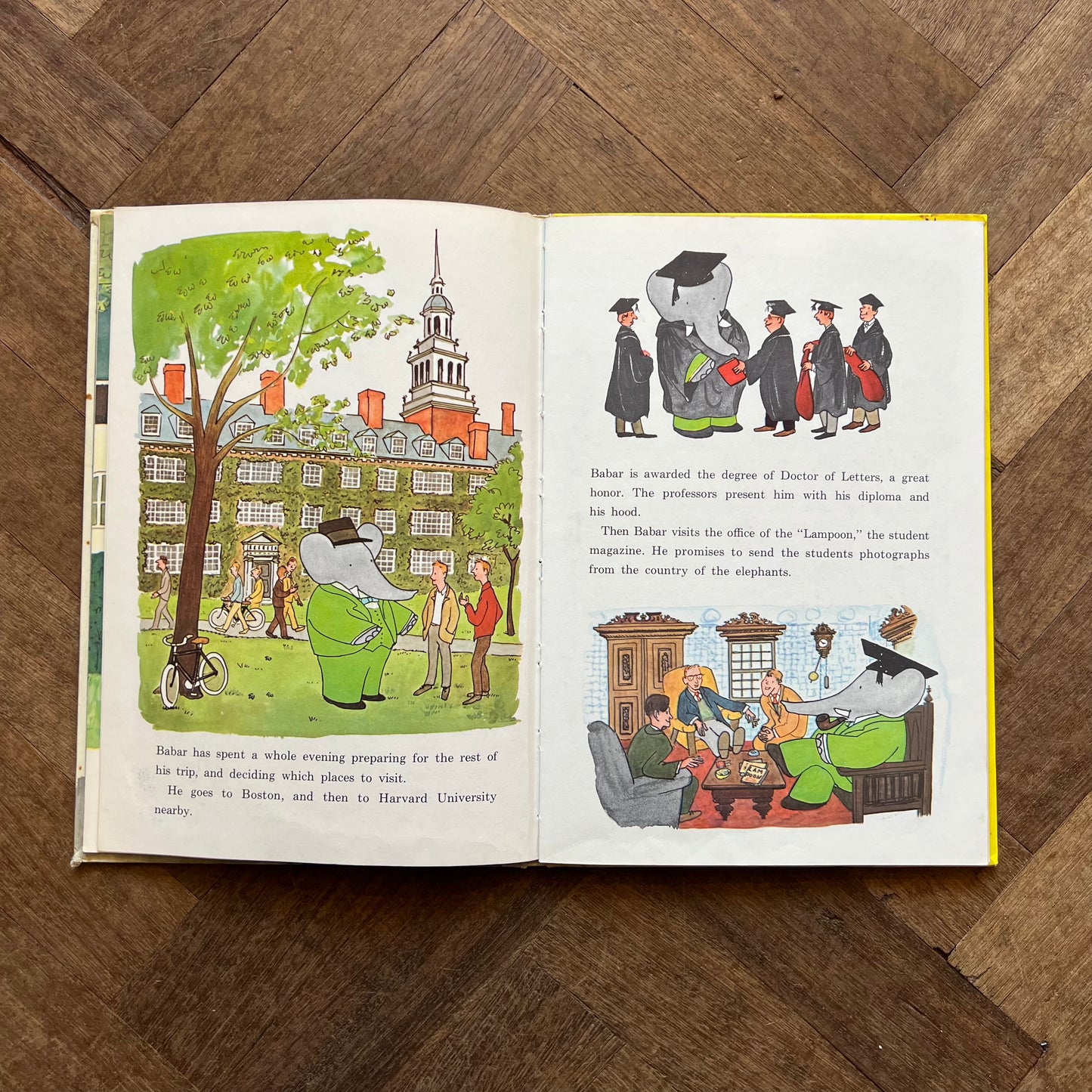 Babar Comes to America (1965 First Edition) – Laurent de Brunhoff