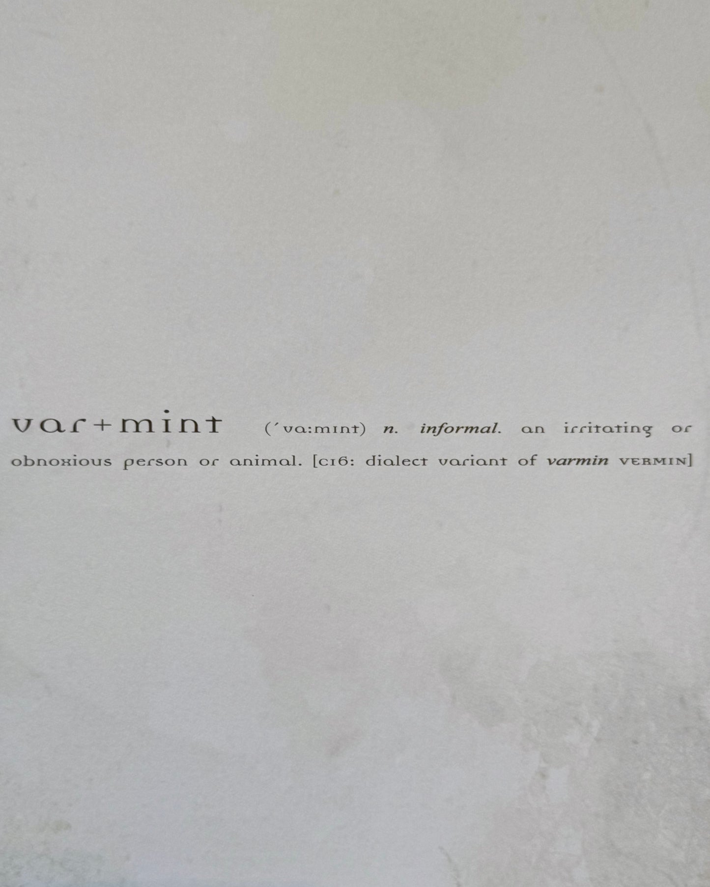 Varmints – Helen Ward and Marc Craste