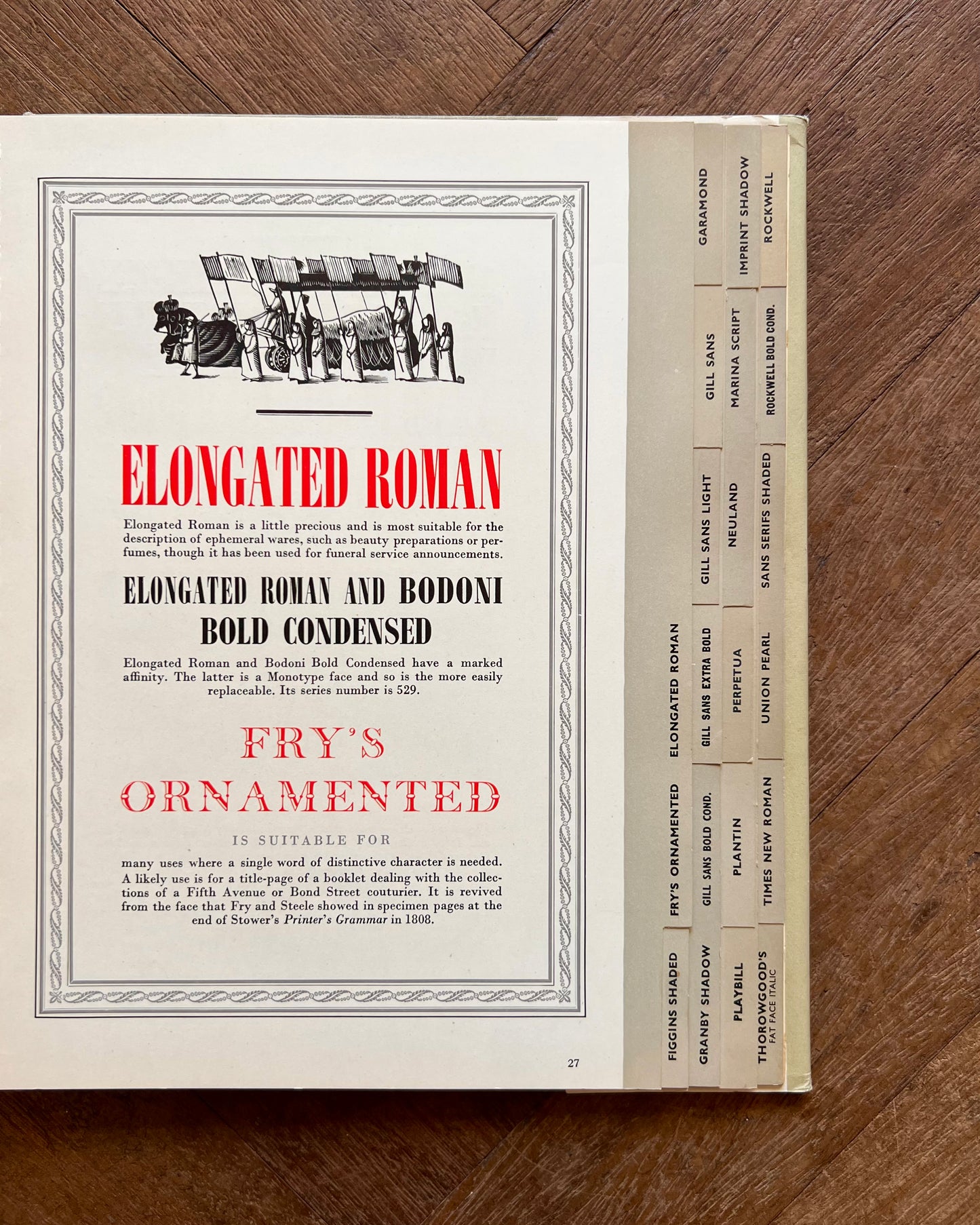 A Book of Typefaces- W.S. Cowell LTD