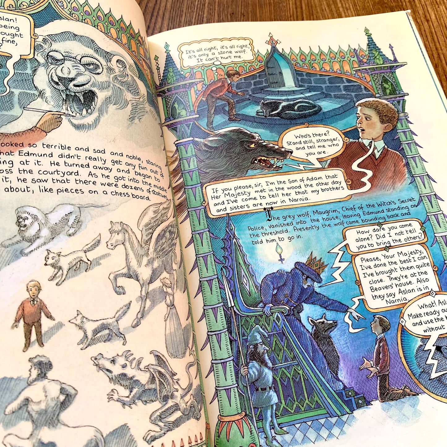 The Lion, the Witch & the Wardrobe (rare graphic novel) - CS Lewis, Robin Lawrie