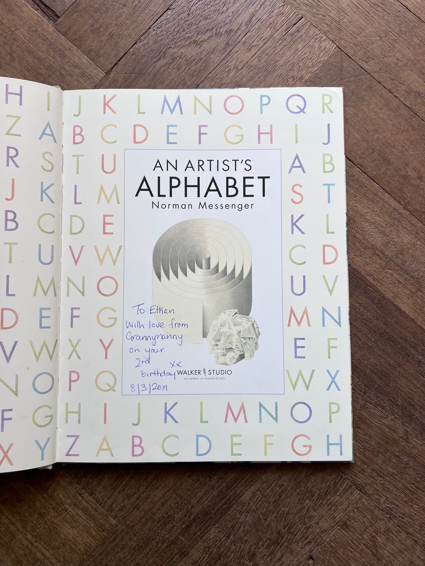 An Artist's Alphabet (2016 First Edition) – Norman Messenger
