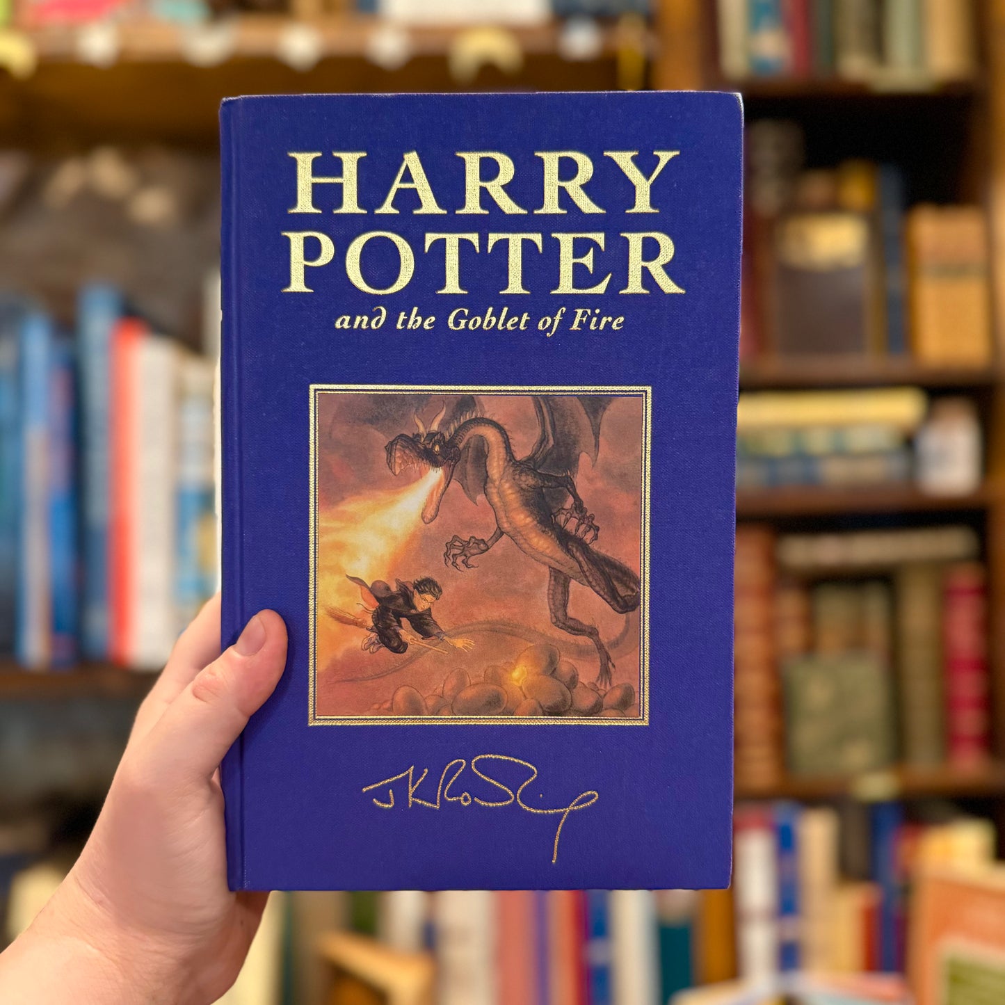 Harry Potter and the Goblet of Fire (First Deluxe Edition, First Impression) – J.K. Rowling