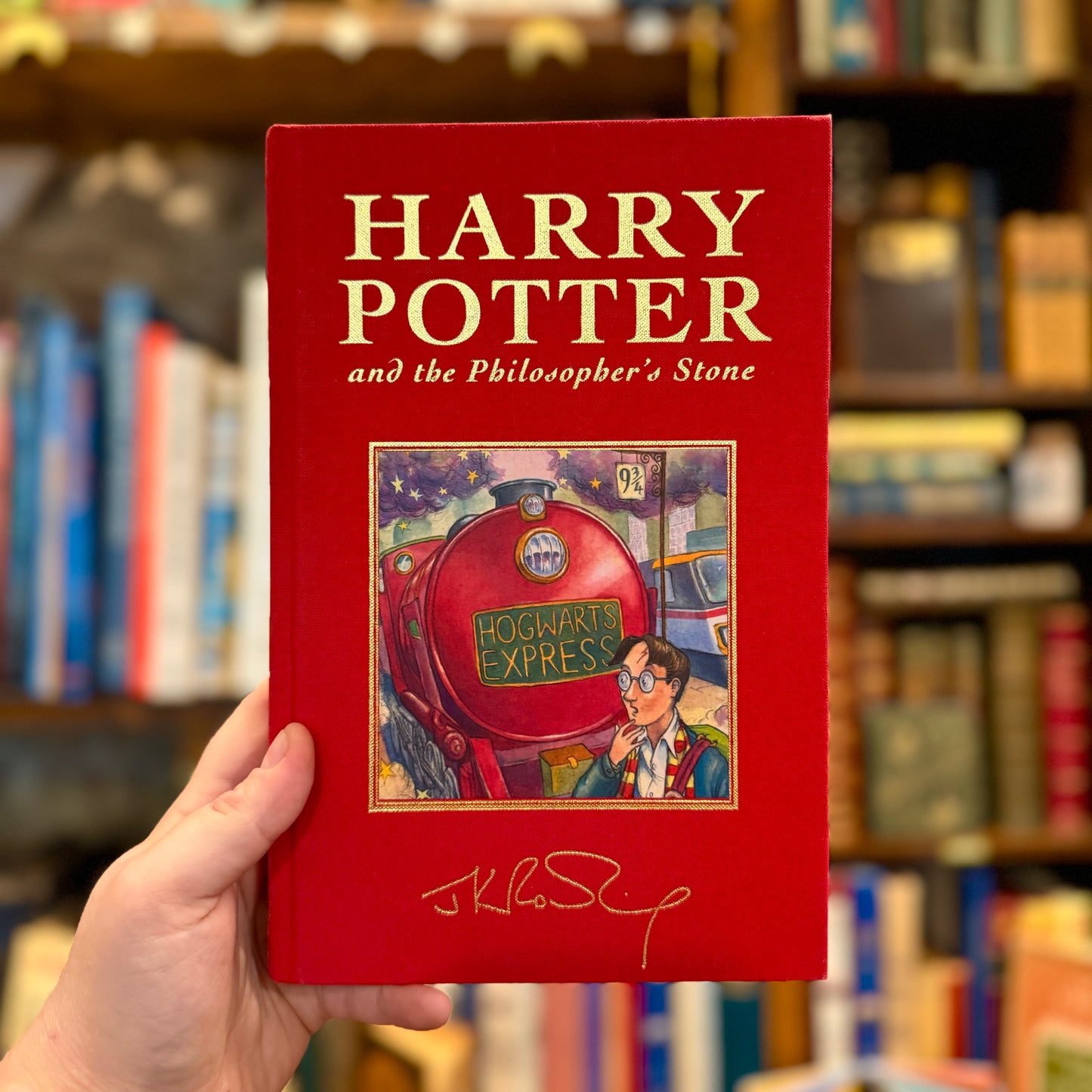Harry Potter and the Philosopher's Stone (First Deluxe Edition, Seventh Impression) – J.K. Rowling