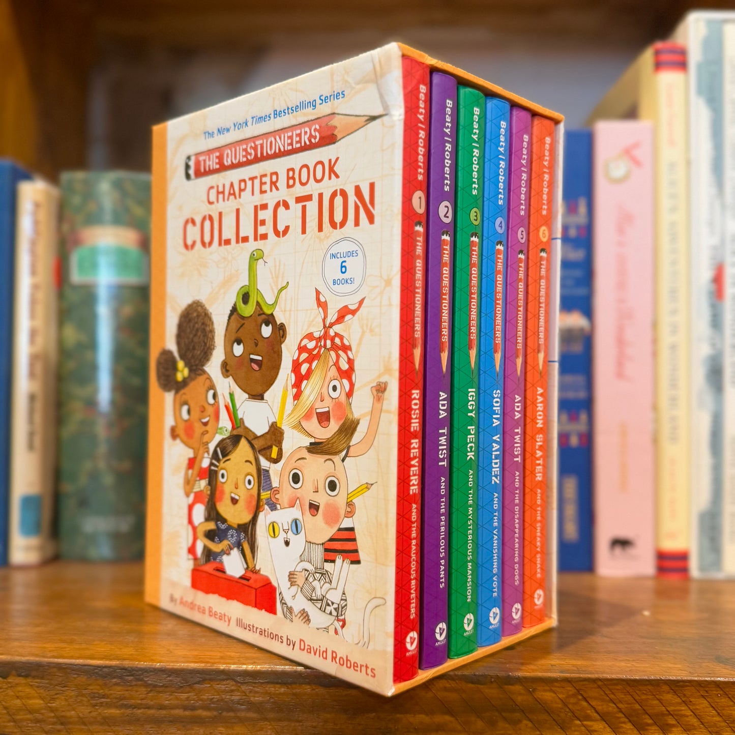 The Questioneers: Chapter Book Collection – Andrea Beaty and David Roberts