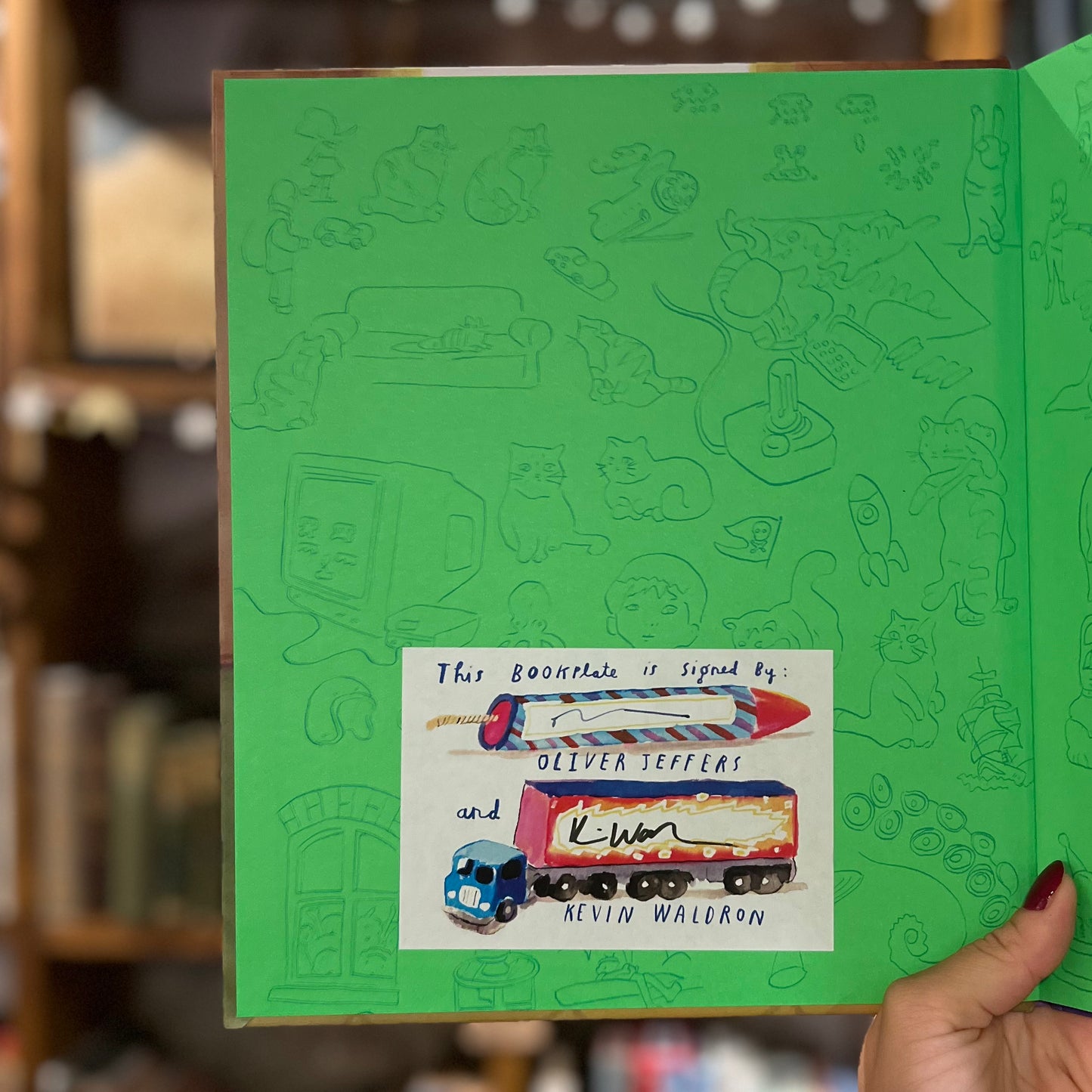 A Day Off School (Signed) – Oliver Jeffers, Kevin Waldron