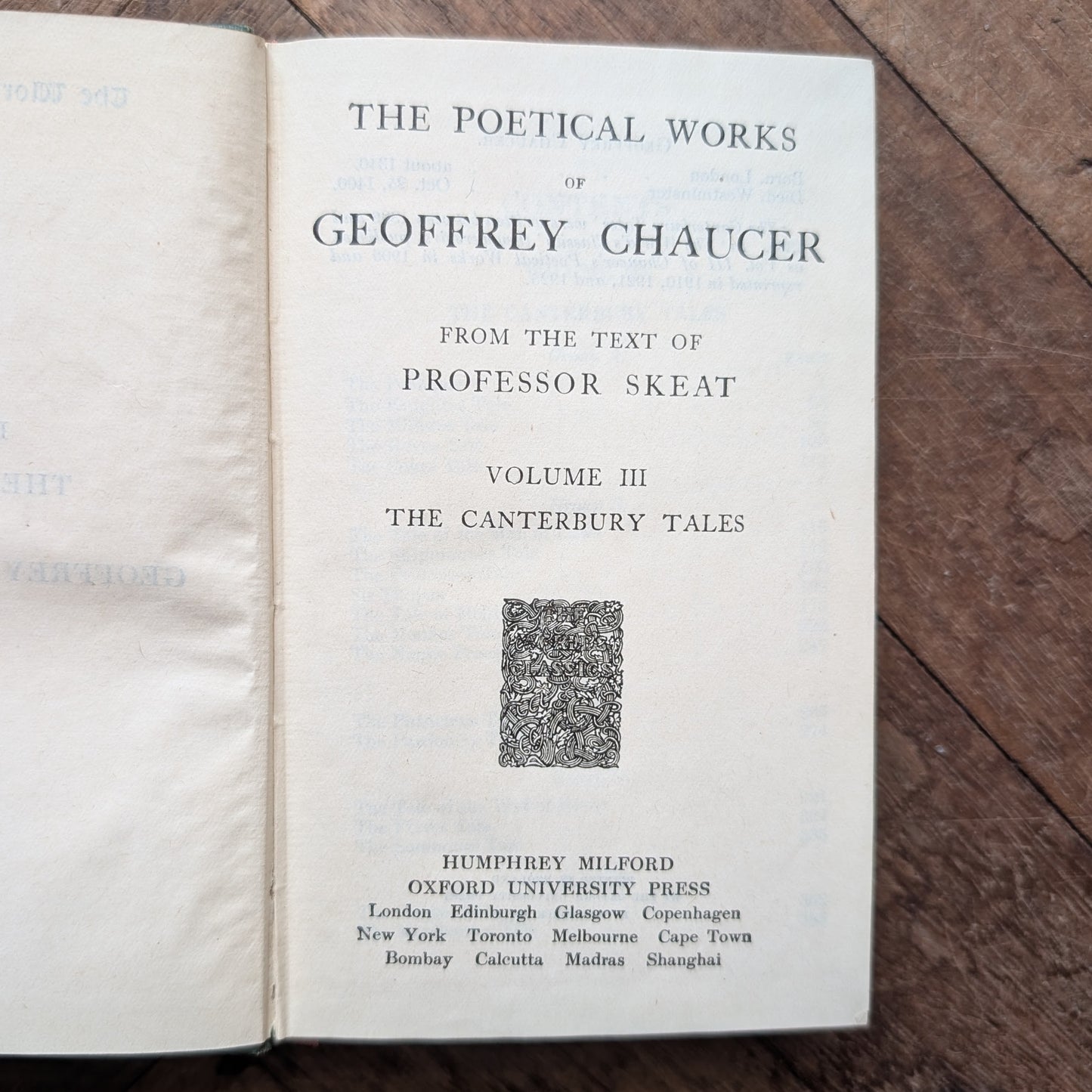 The Canterbury Tales – Geoffrey Chaucer