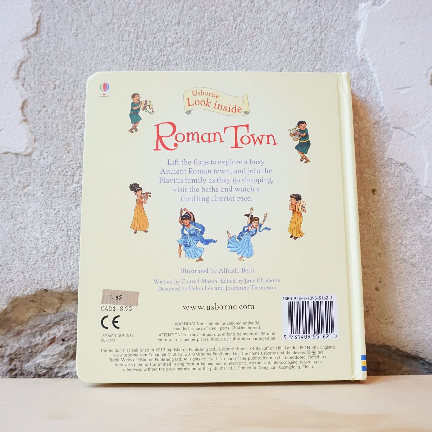 Usborne Look Inside Roman Town - Conrad Mason, Alfredo Belli