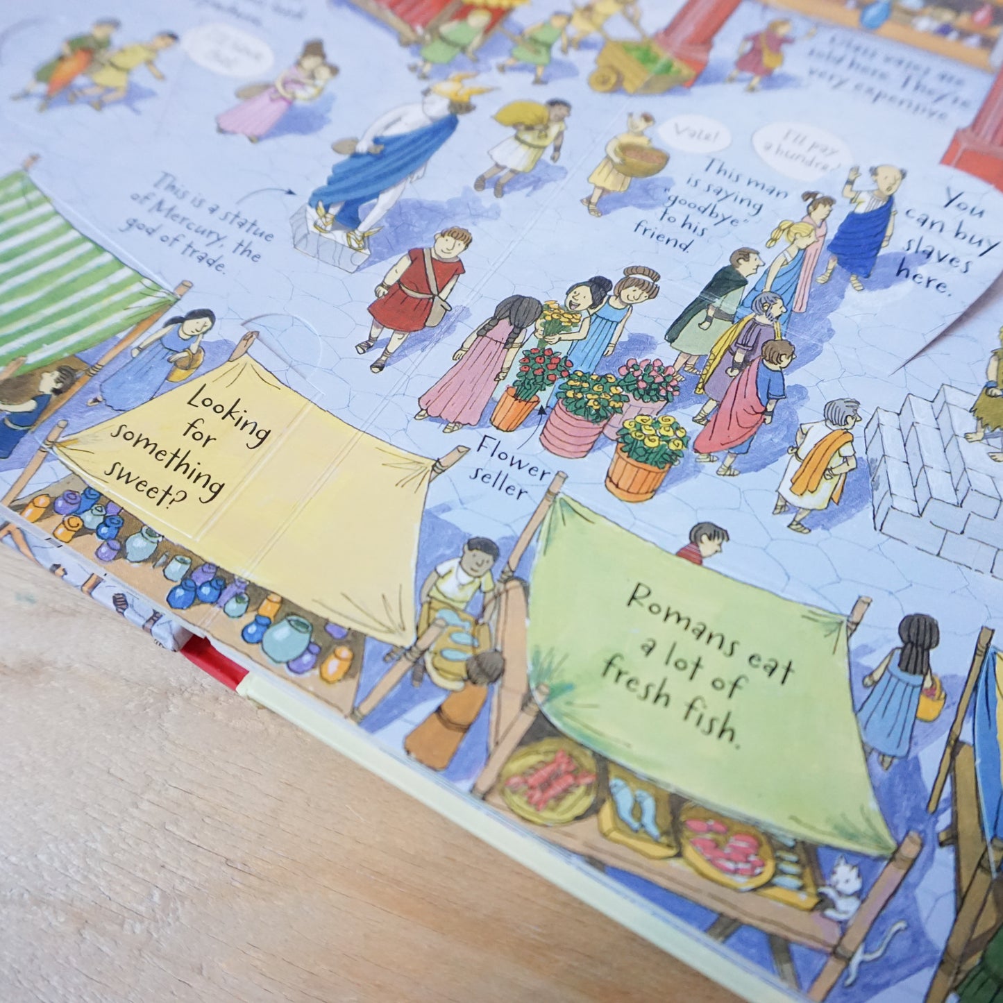 Usborne Look Inside Roman Town - Conrad Mason, Alfredo Belli