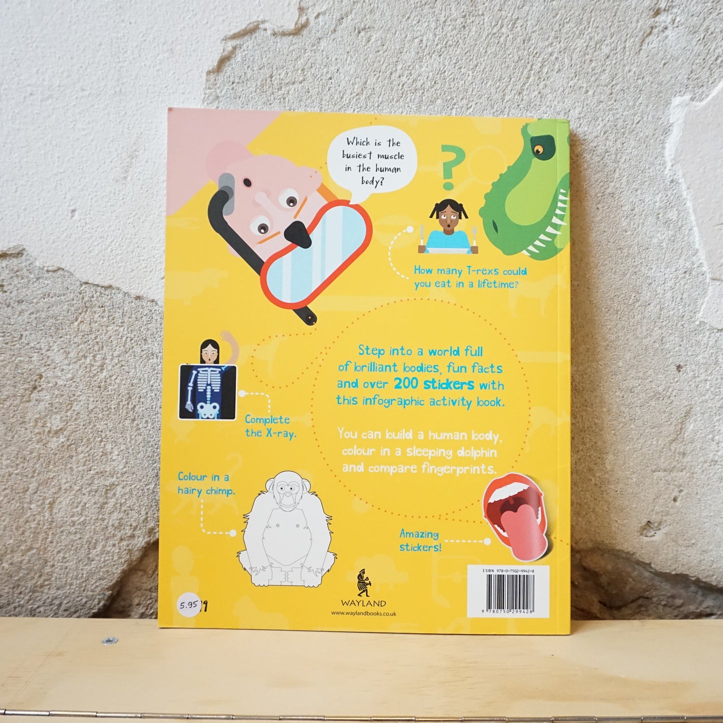 My Human Body Infographic Sticker Activity Book
