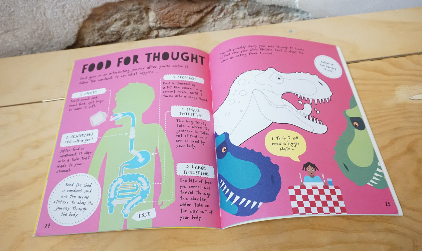 My Human Body Infographic Sticker Activity Book