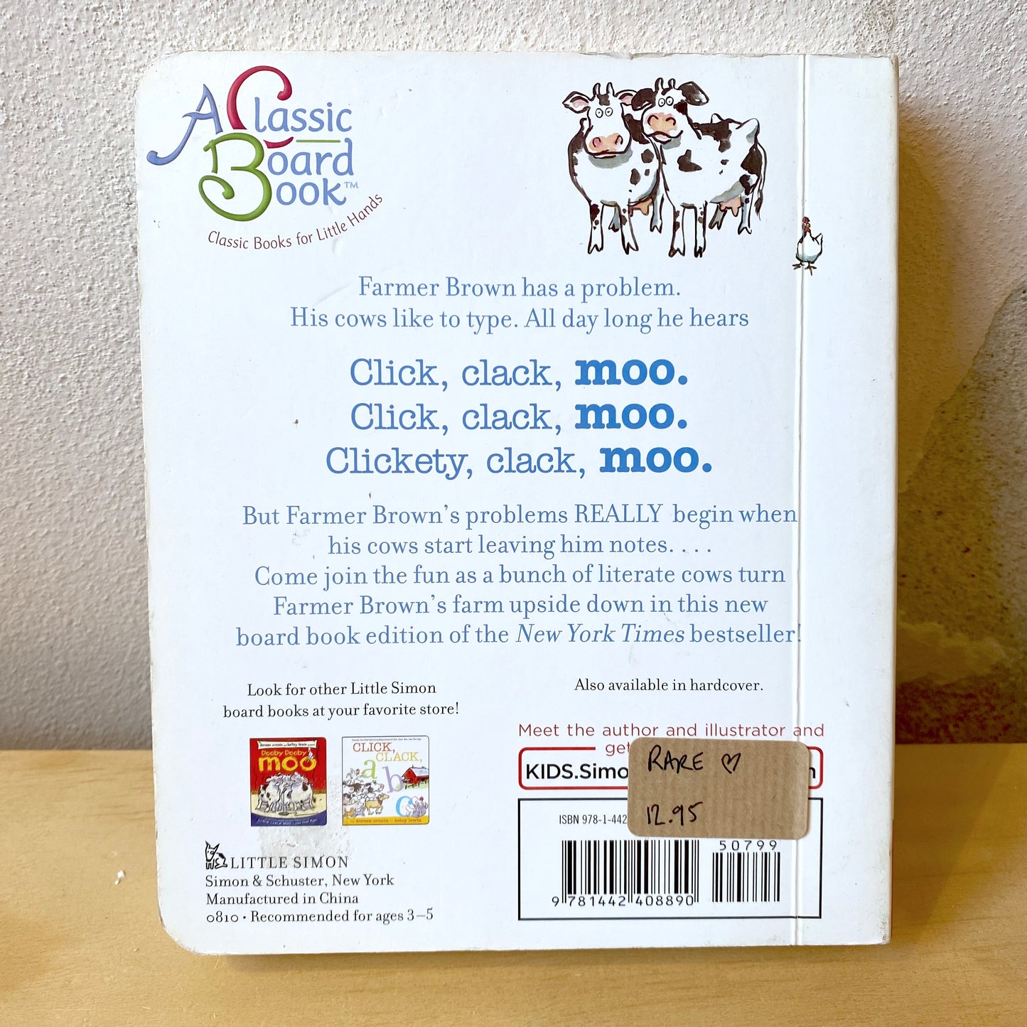 Click, Clack, Moo Cows That Type (Rare!) / Doreen Cronin, Betsy Lewin