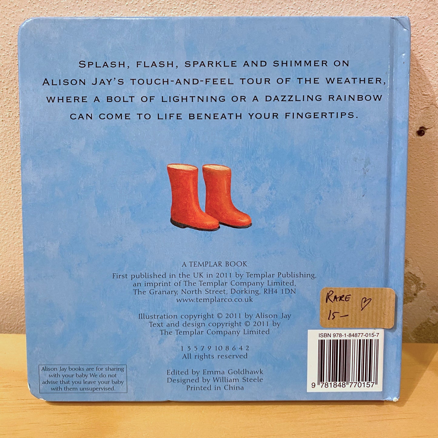 Rain and Shine (board book) - Alison Jay