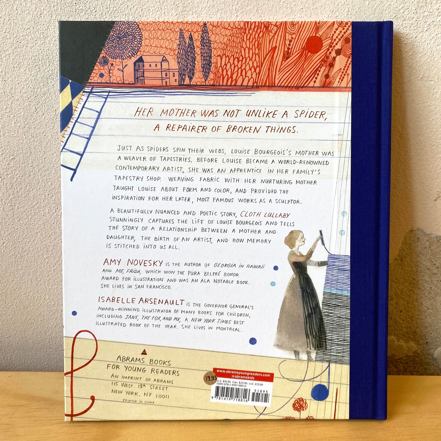 Cloth Lullaby: The Woven Life of Louise Bourgeois - Amy Novesky, Isabelle Arsenault