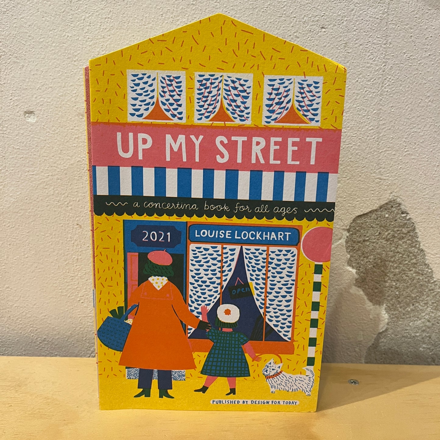 Up My Street Concertina Book/Card - Louise Lockhart (Printed Peanut)