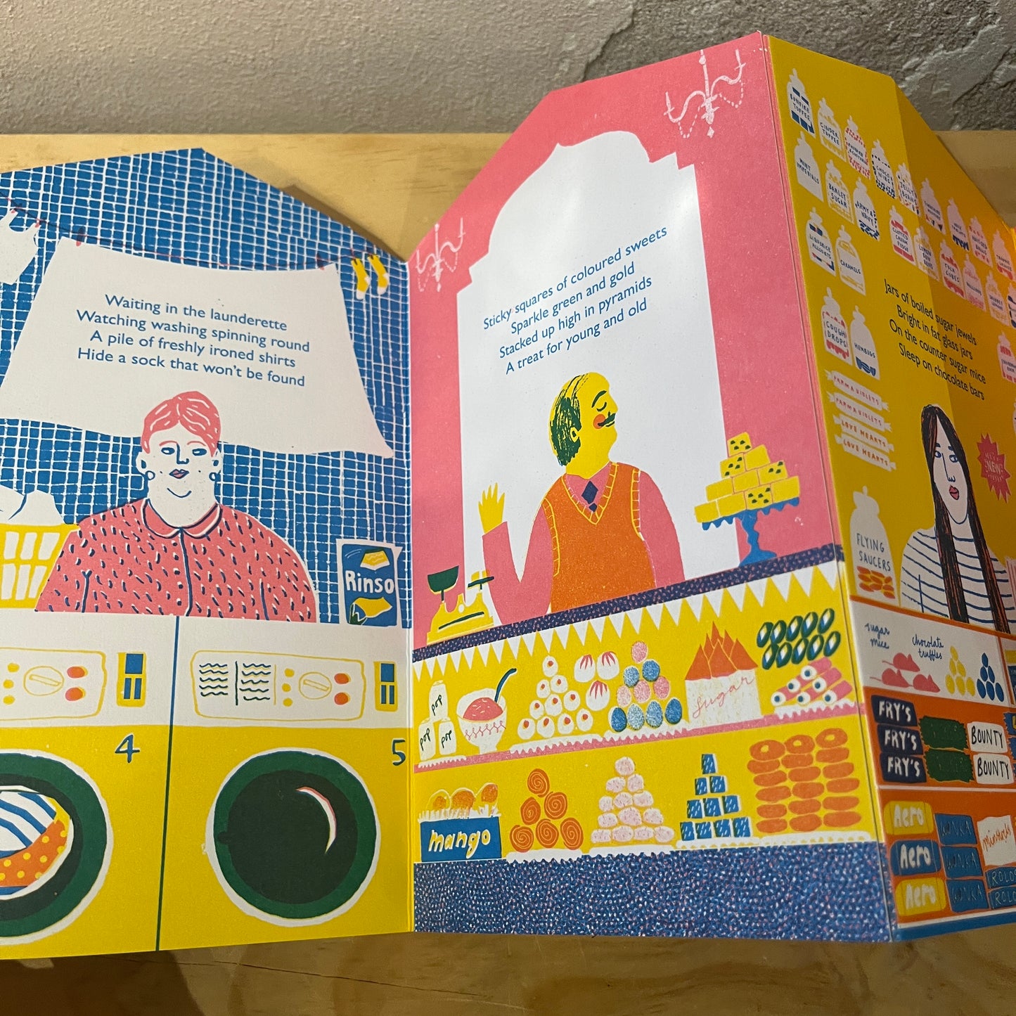 Up My Street Concertina Book/Card - Louise Lockhart (Printed Peanut)