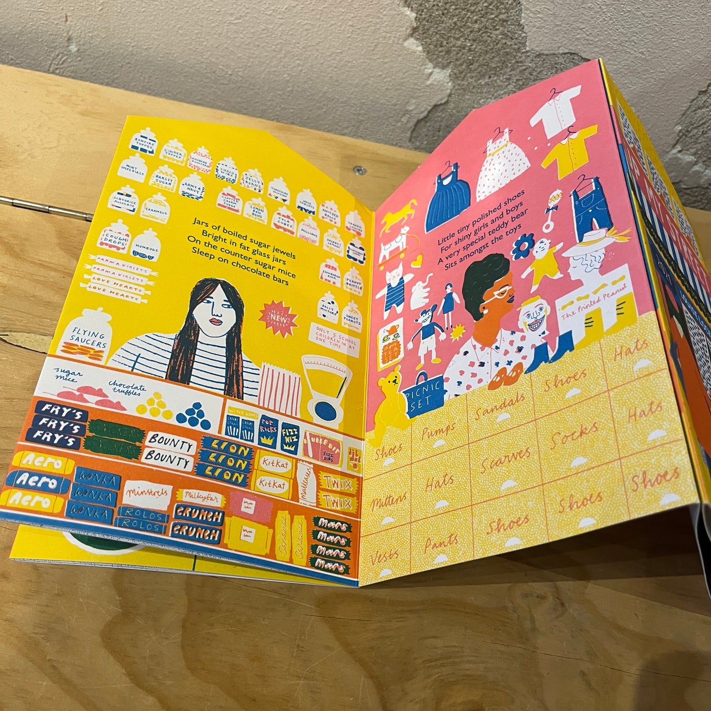 Up My Street Concertina Book/Card - Louise Lockhart (Printed Peanut)