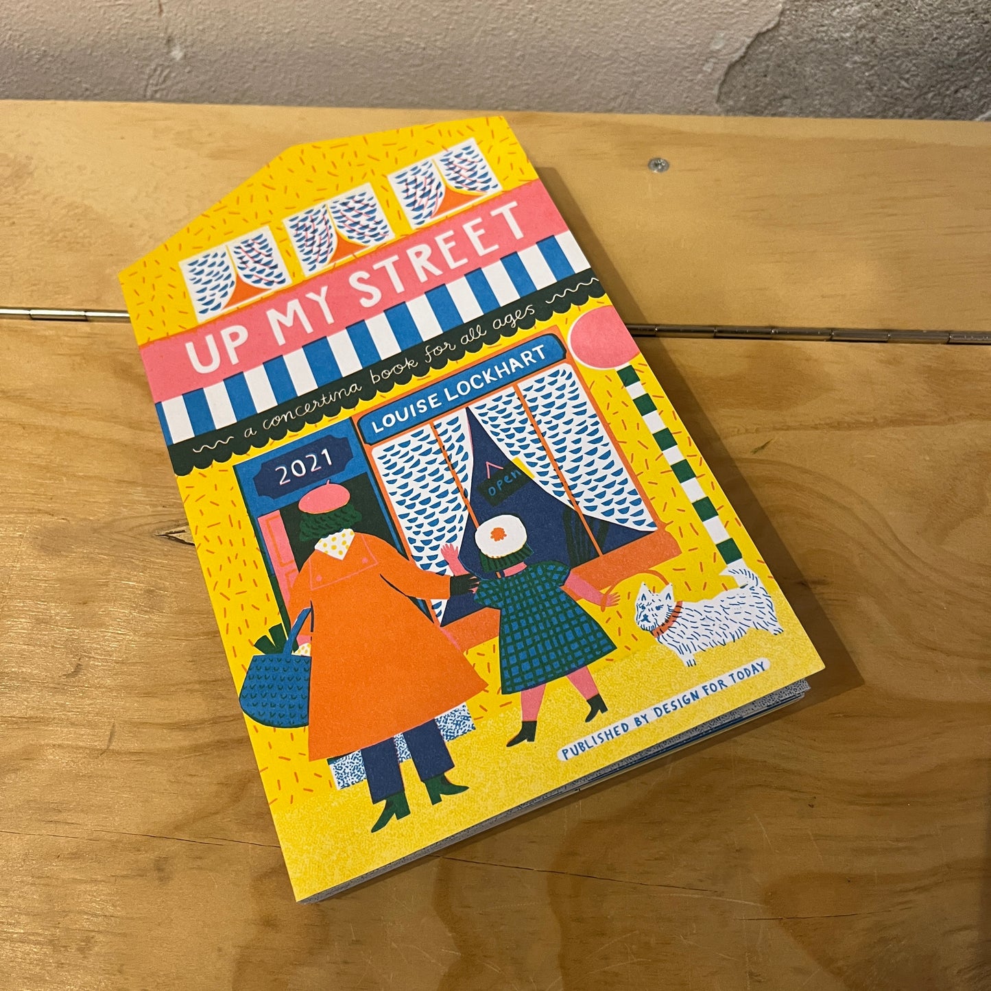 Up My Street Concertina Book/Card - Louise Lockhart (Printed Peanut)