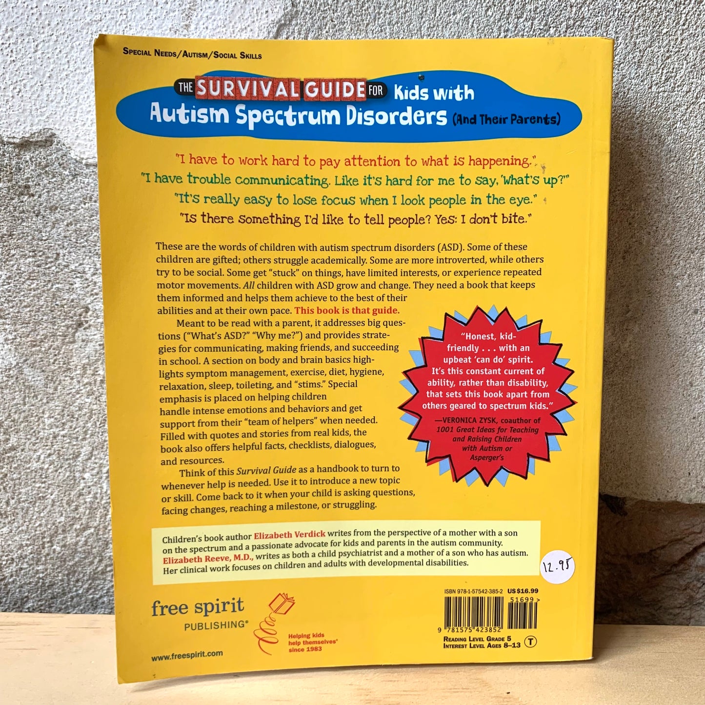 The Survival Guide for Kids with Autism Spectrum Disorders (And Their Parents) – Elizabeth Verdick, Elizabeth Reeve, M. D.