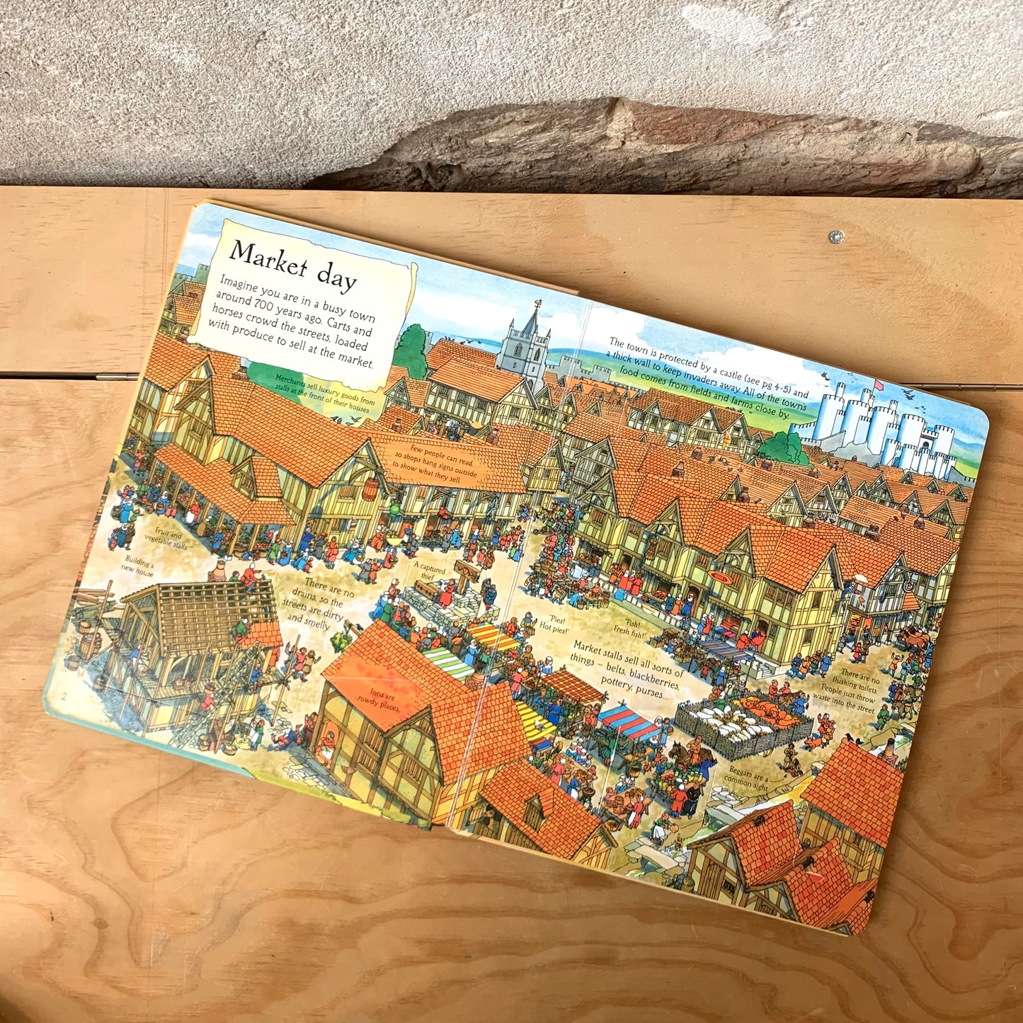Usborne See Inside the Middle Ages – Rob Lloyd Jones, David Hancock