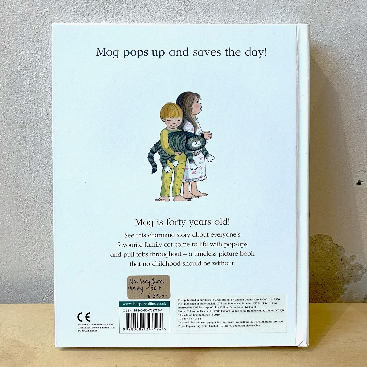 Mog the Forgetful Cat (rare, pop-up book) - Judith Kerr