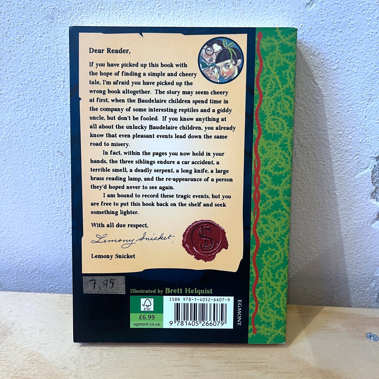 A Series of Unfortunate Events: The Reptile Room – Lemony Snicket