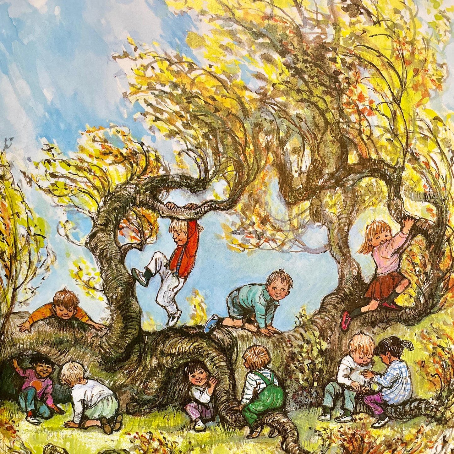 The Big Alfie Out of Doors Storybook (First Edition) – Shirley Hughes