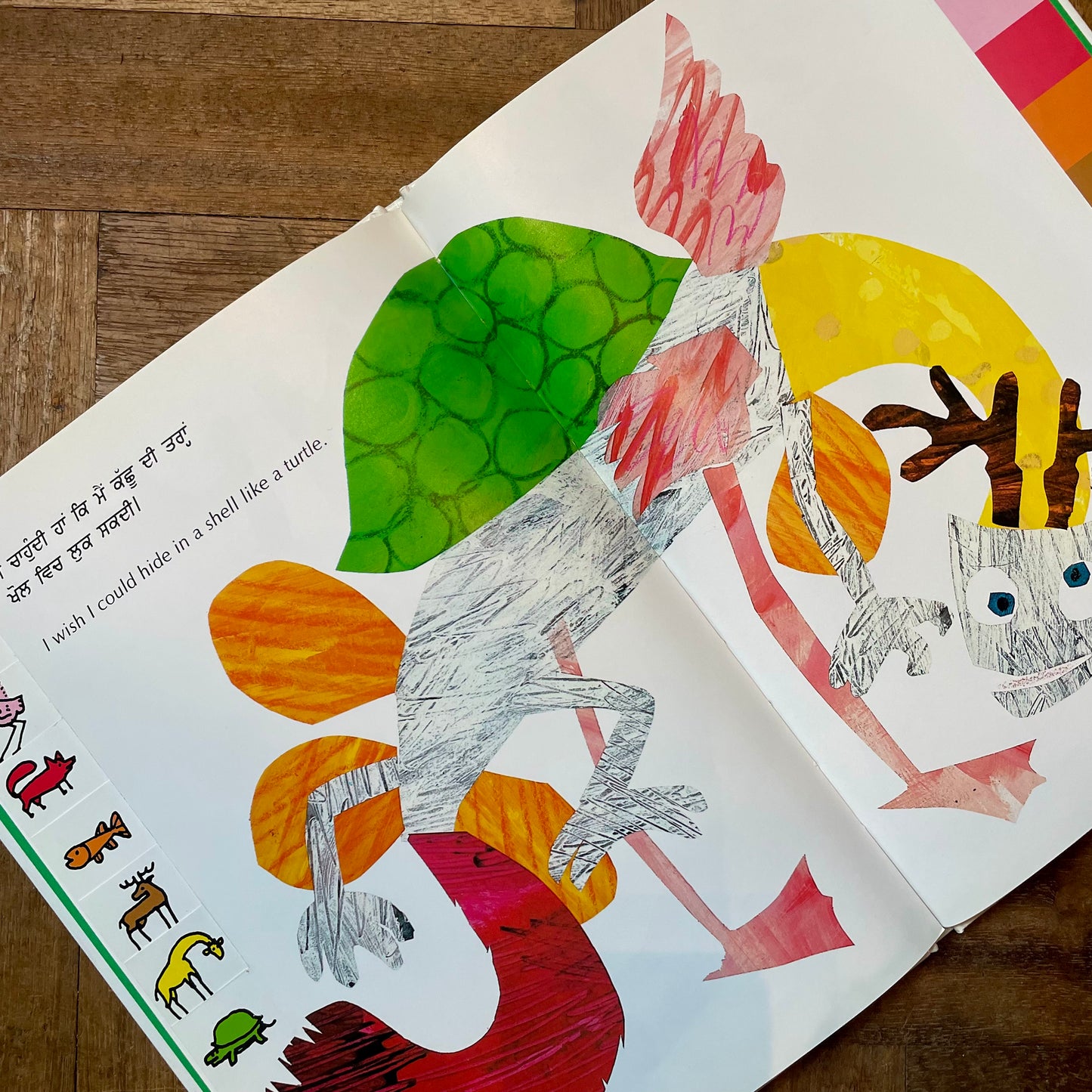 The Mixed-Up Chameleon (Dual Language Panjabi and English)  – Eric Carle, Surinder Singh Attariwala