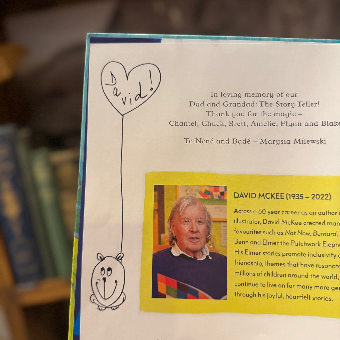 Elmer and the White Bear (Signed First Edition) – David McKee and Marysia Milewski