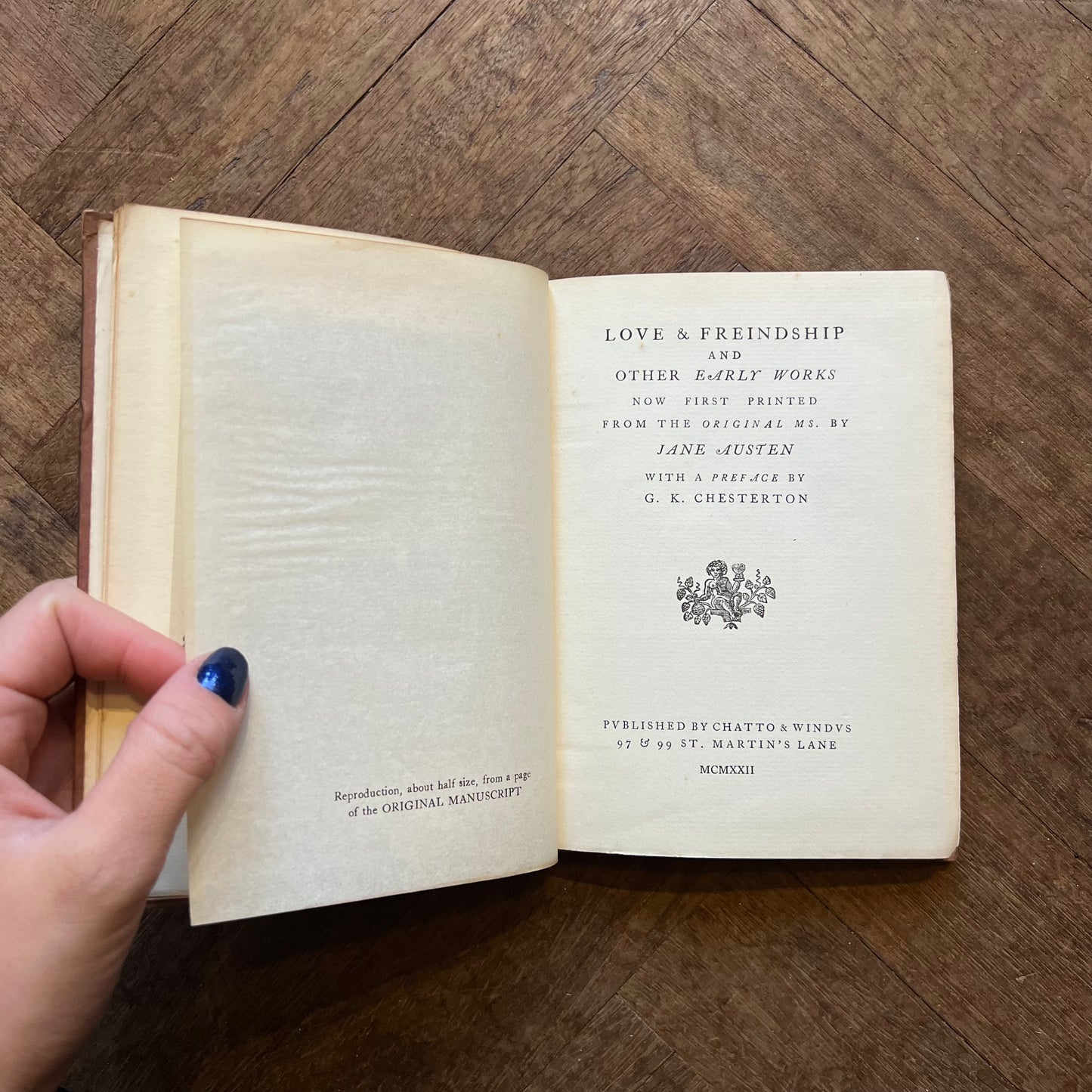 Love and Friendship (1922 Edition) – Jane Austen