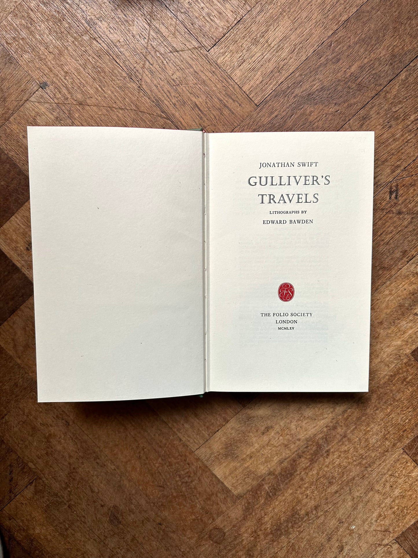 Gulliver's Travels (Folio Society) – Jonathan Swift, Edward Bawden