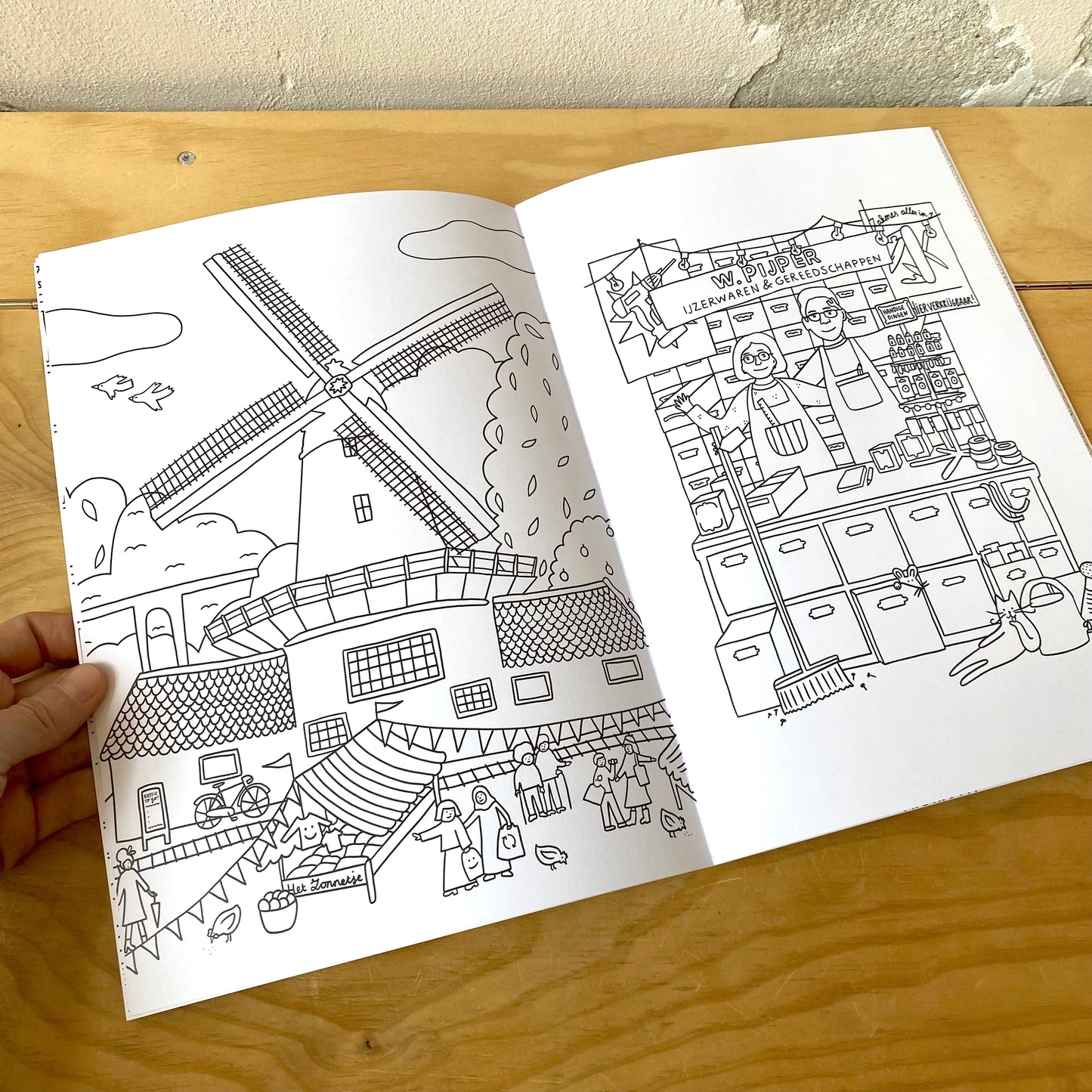 Utrecht Kleurboek (colouring book) - Ellen de Bruijn