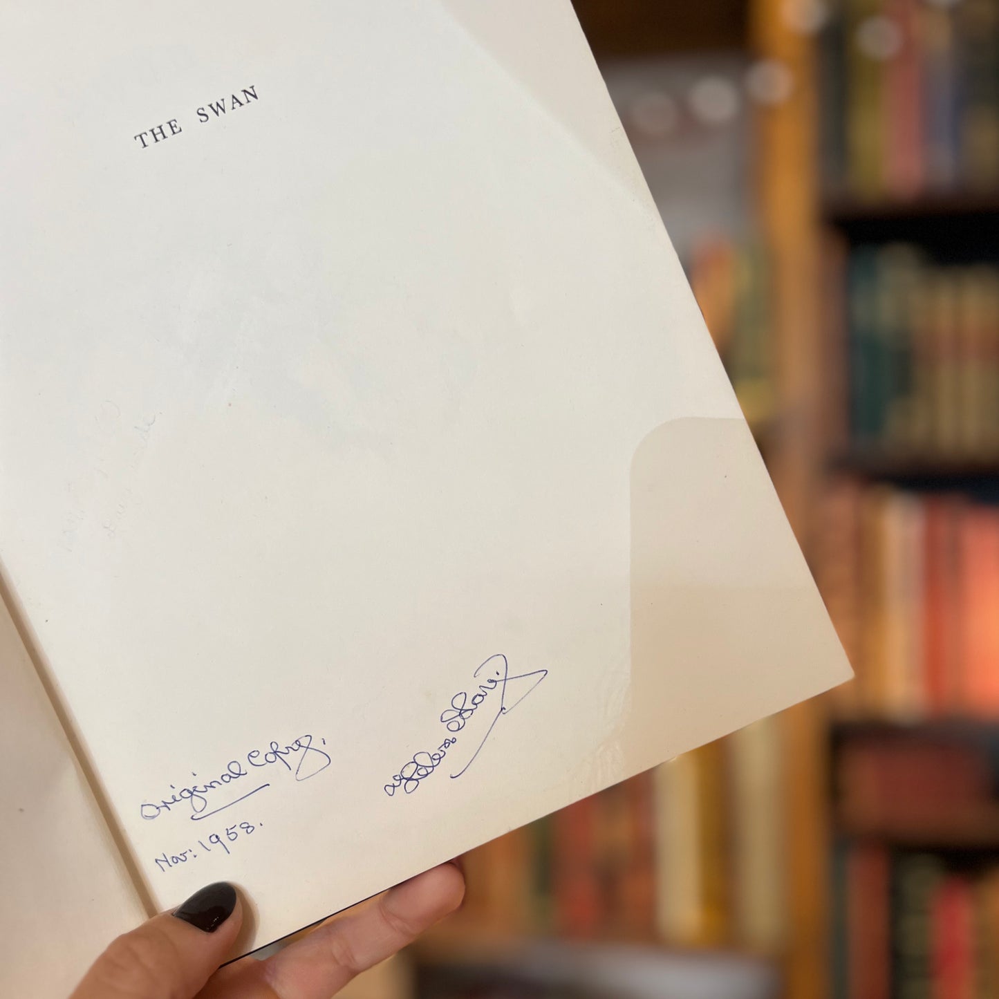 The Swan: The Story of Anna Pavlova (Signed 1958 First Edition) – Helen May