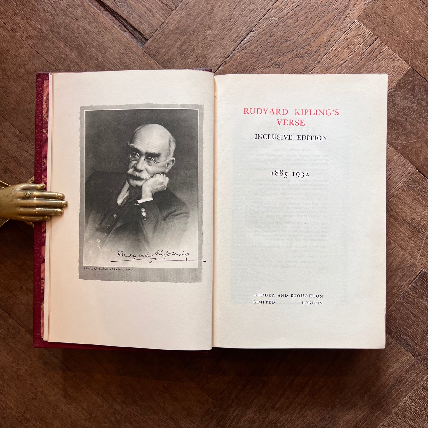 Rudyard Kipling’s Verse (1934 First Edition, Second Impression)
