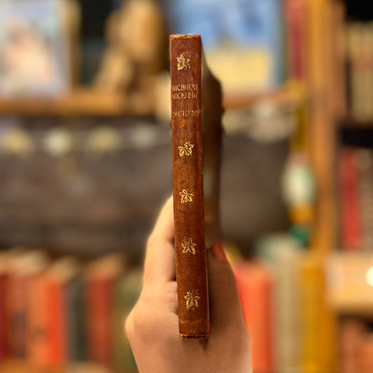 Nicholas Nickleby (1902, Maroon Morrocan Leatherbound Edition) – Charles Dickens