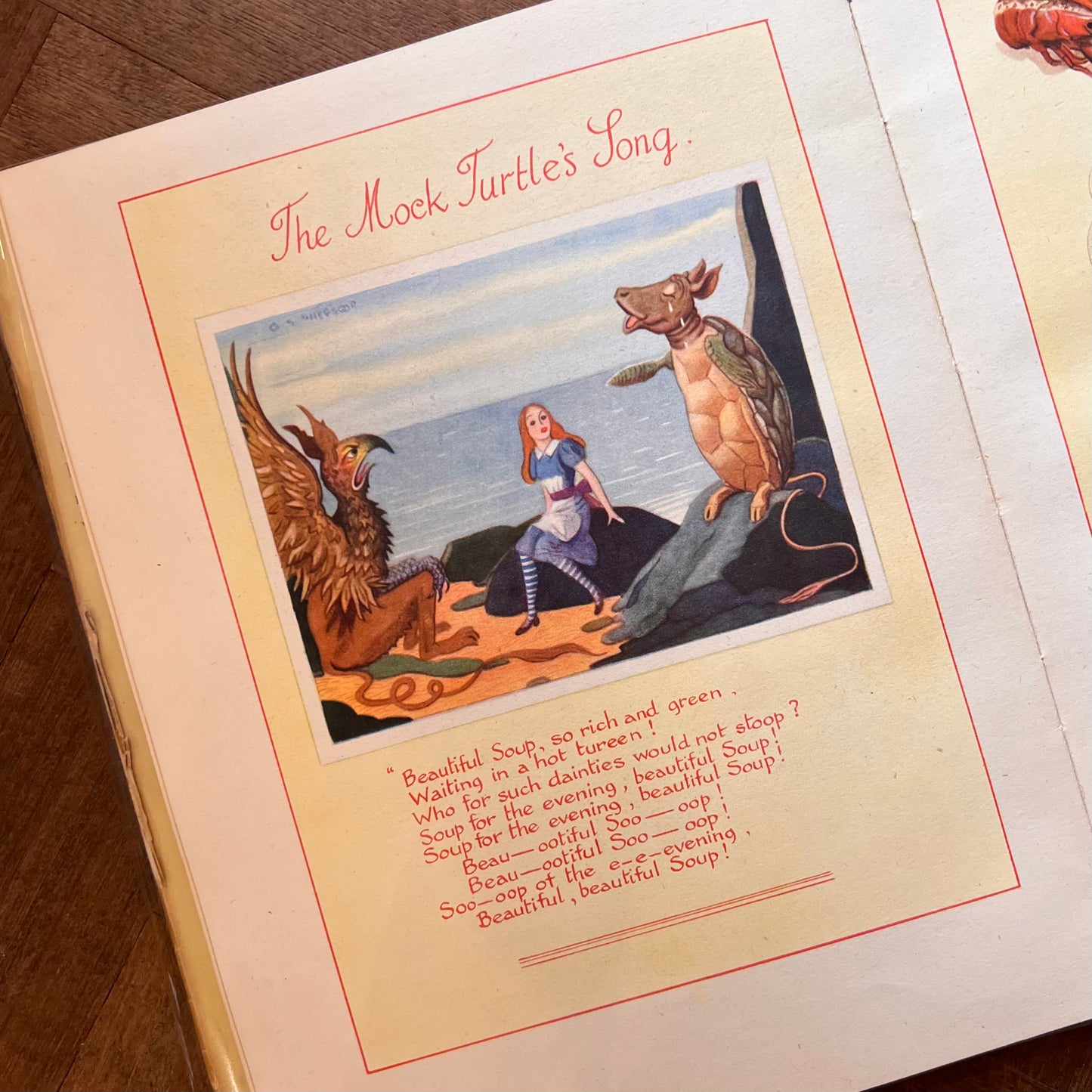 Verses from Alice (1945 First Edition, Second Impression) – Lewis Carroll & G. S. Sherwood