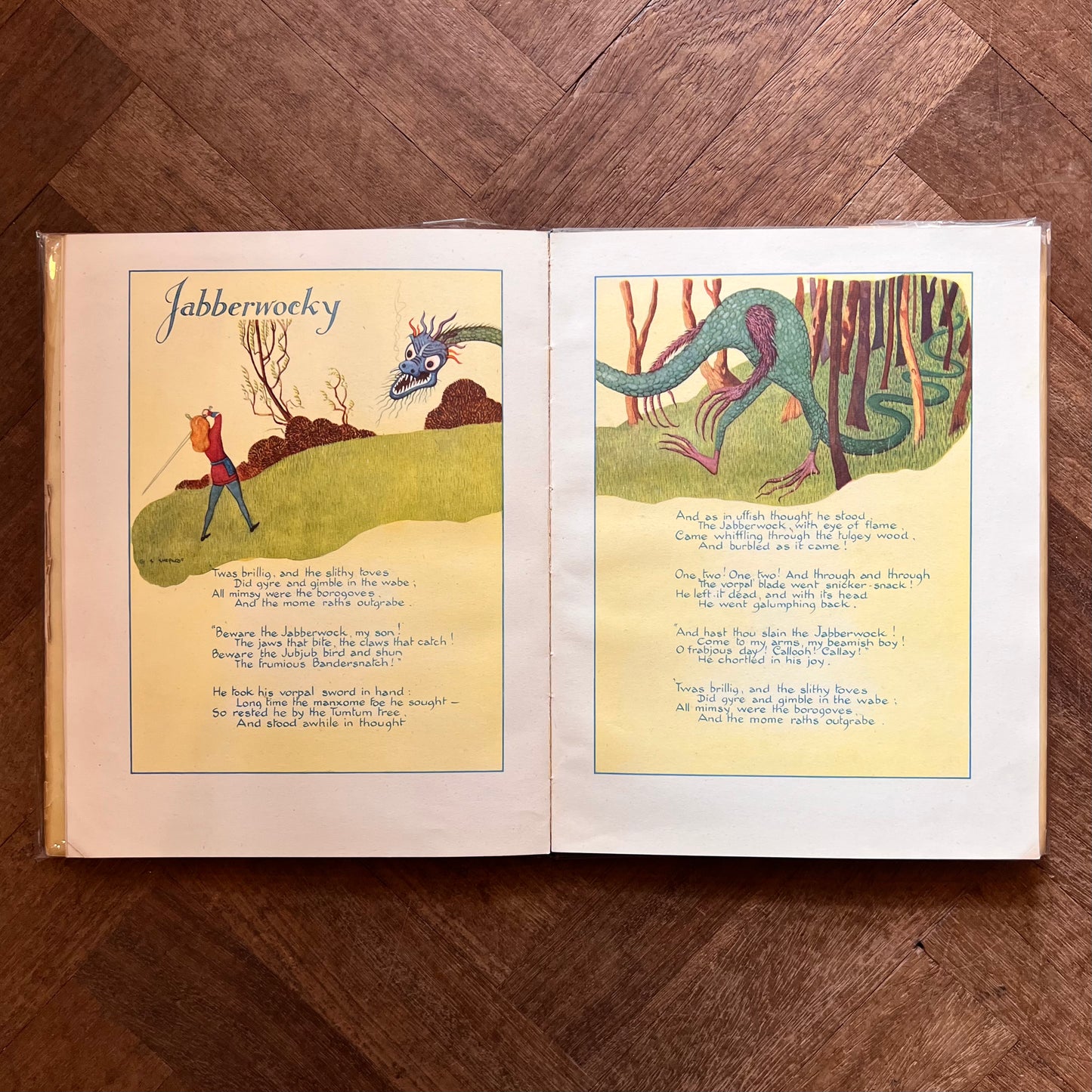 Verses from Alice (1945 First Edition, Second Impression) – Lewis Carroll & G. S. Sherwood