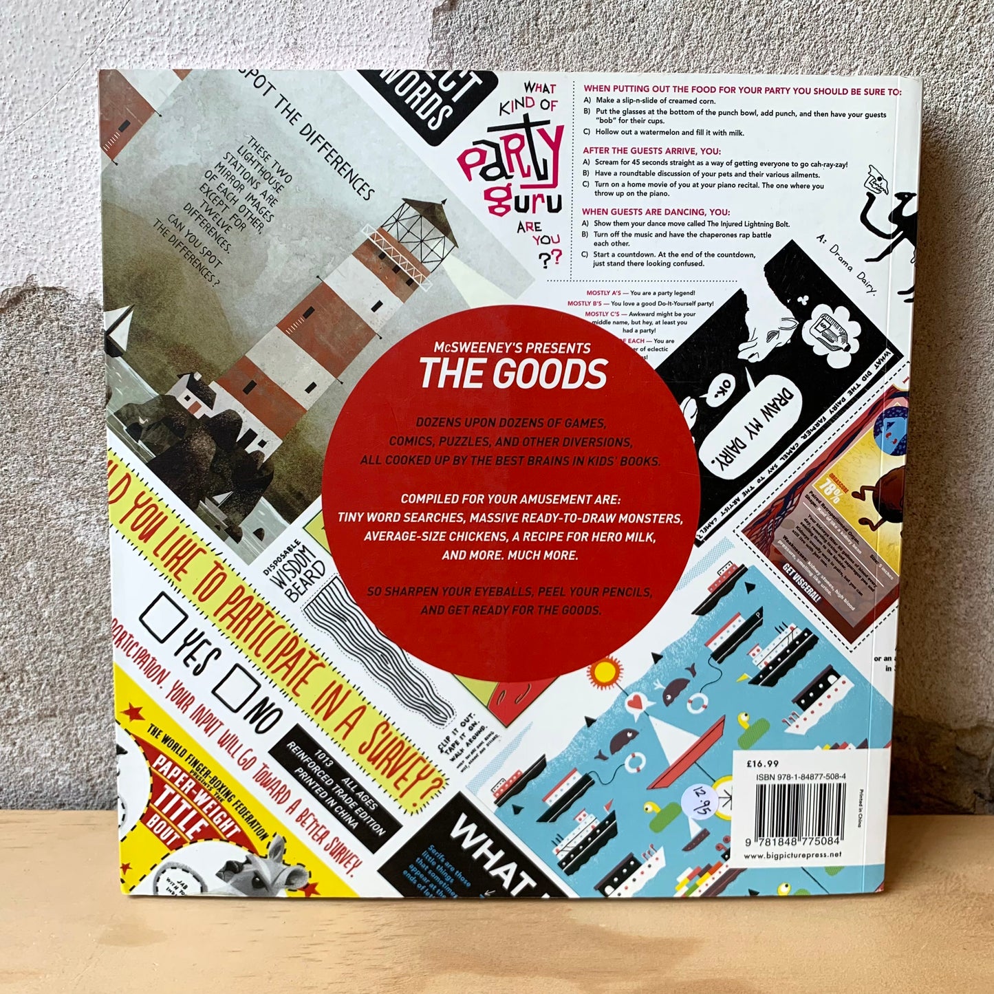 The Goods by McSweeney's. Games, activities for Big Kids, Little Kids, and Medium-Size Kids