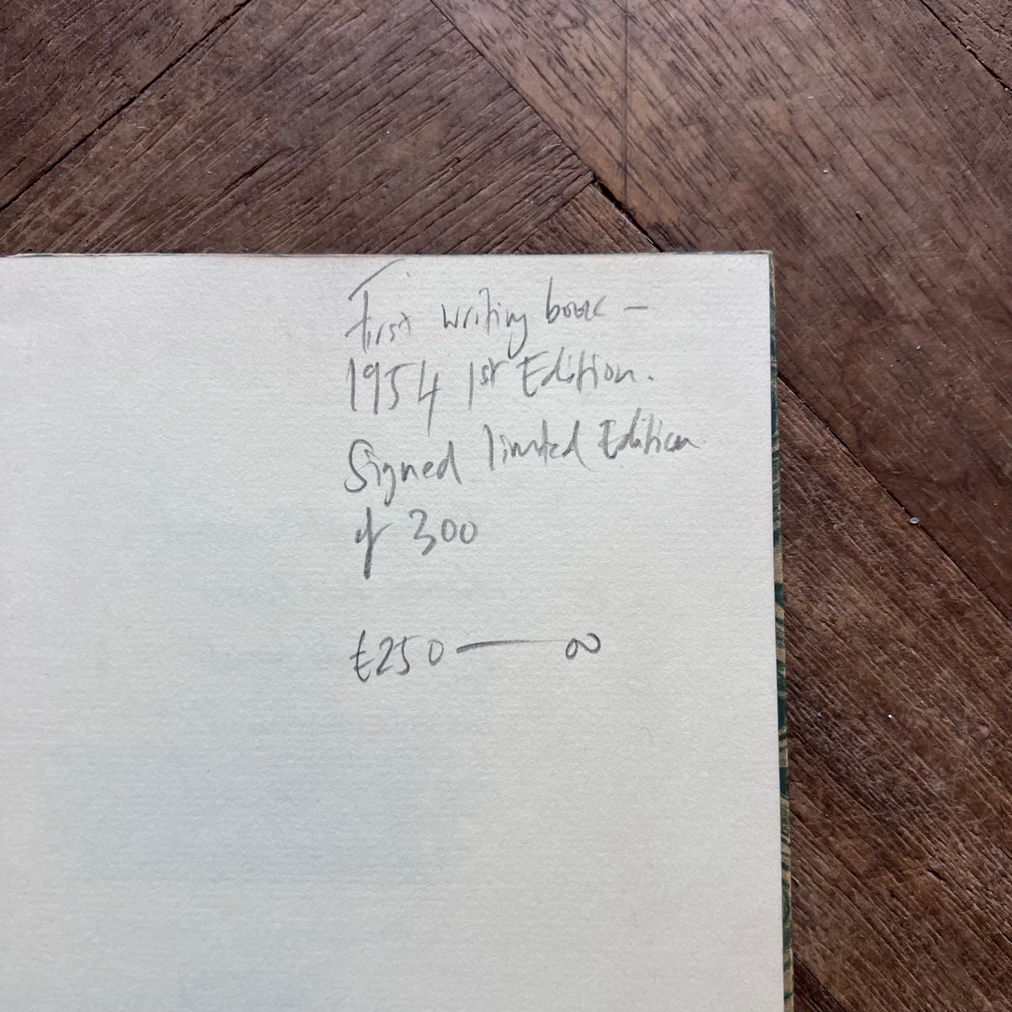 The First Writing Book (1954 First Edition, Signed) - Yale University Press