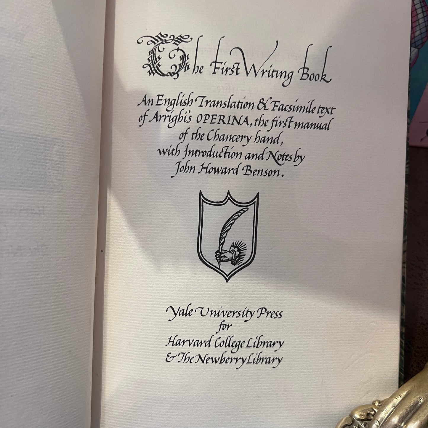 The First Writing Book (1954 First Edition, Signed) - Yale University Press