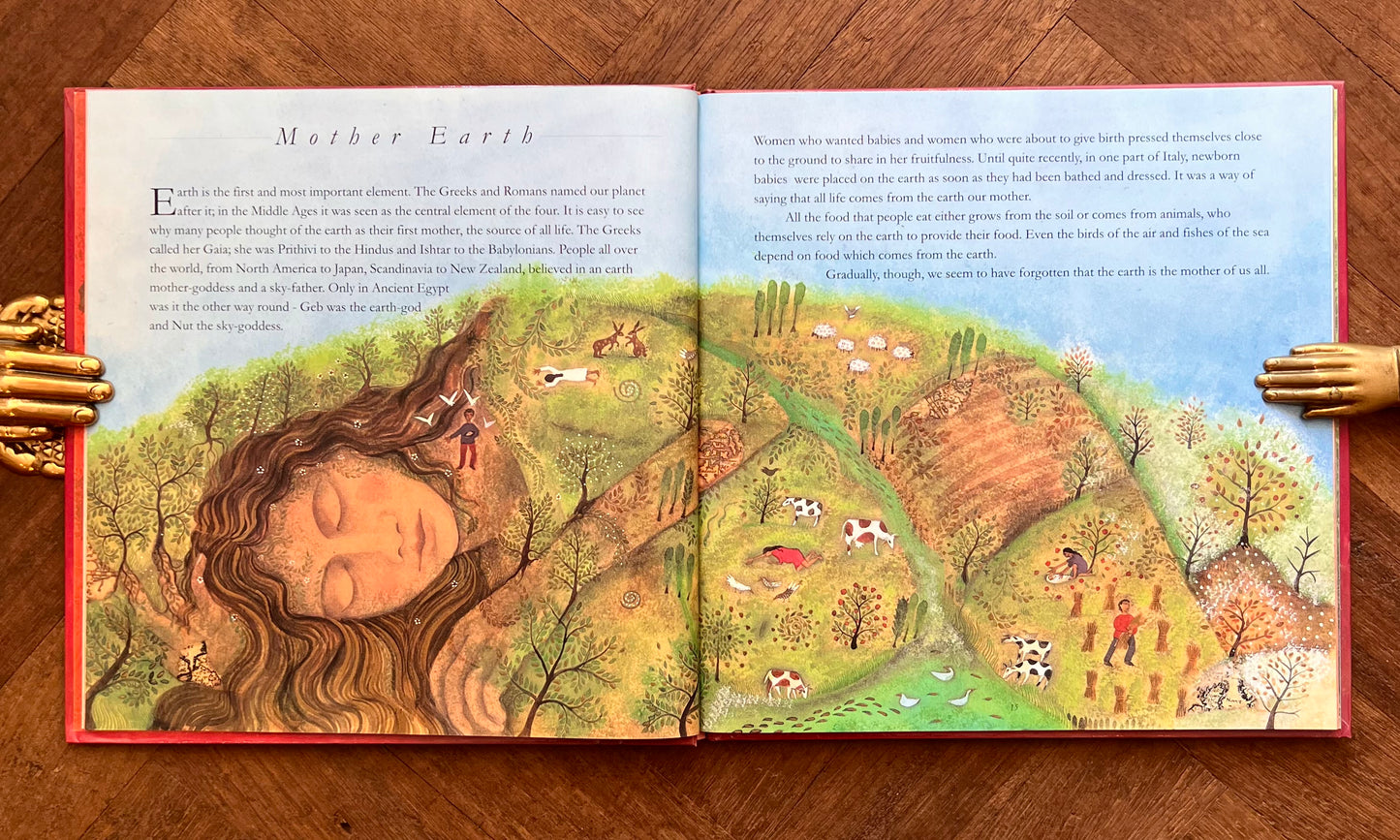 Song of the Earth: The Magic of Earth, Fire, Water, Air (1995 First Edition) – Mary Hoffman, Jane Ray