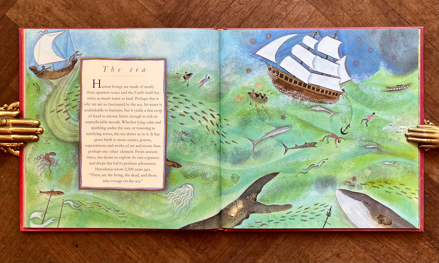 Song of the Earth: The Magic of Earth, Fire, Water, Air (1995 First Edition) – Mary Hoffman, Jane Ray
