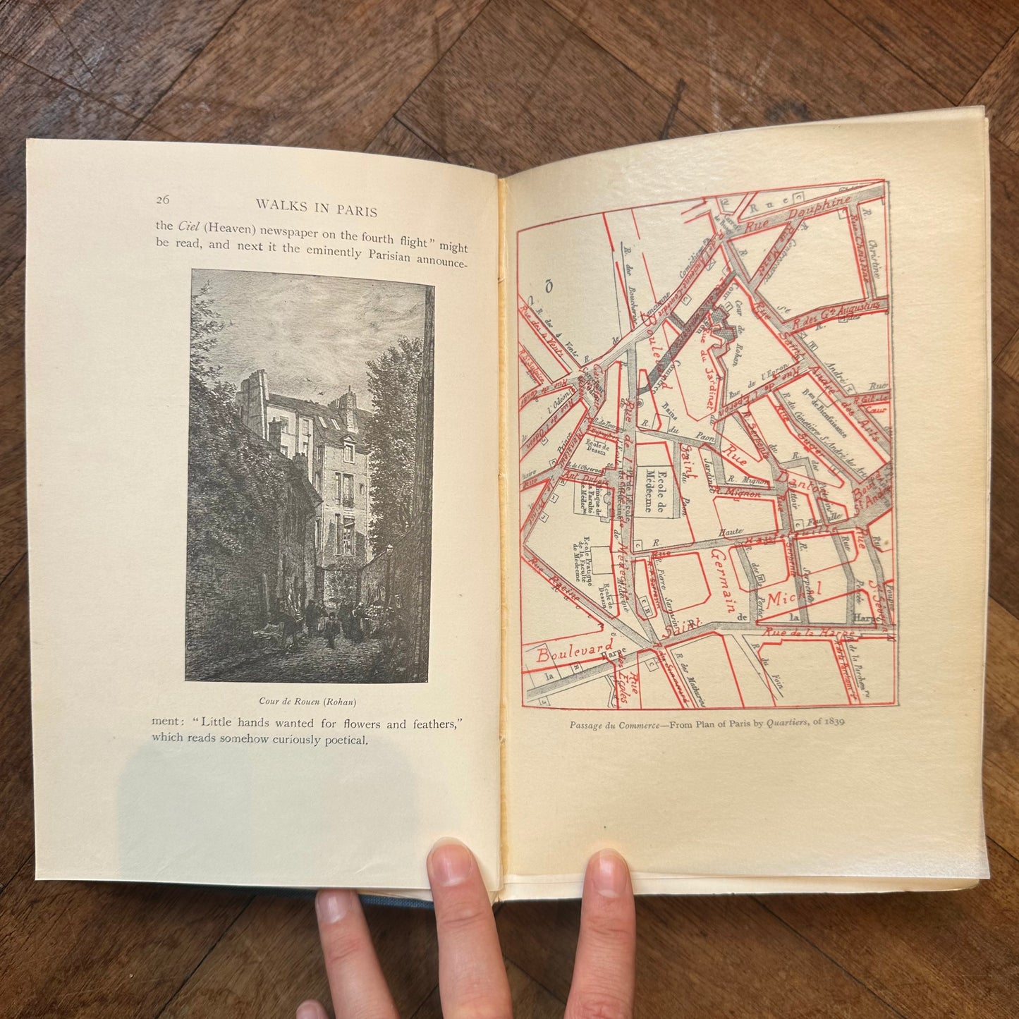 Walks in Paris by (1st Edition) — Georges Cain