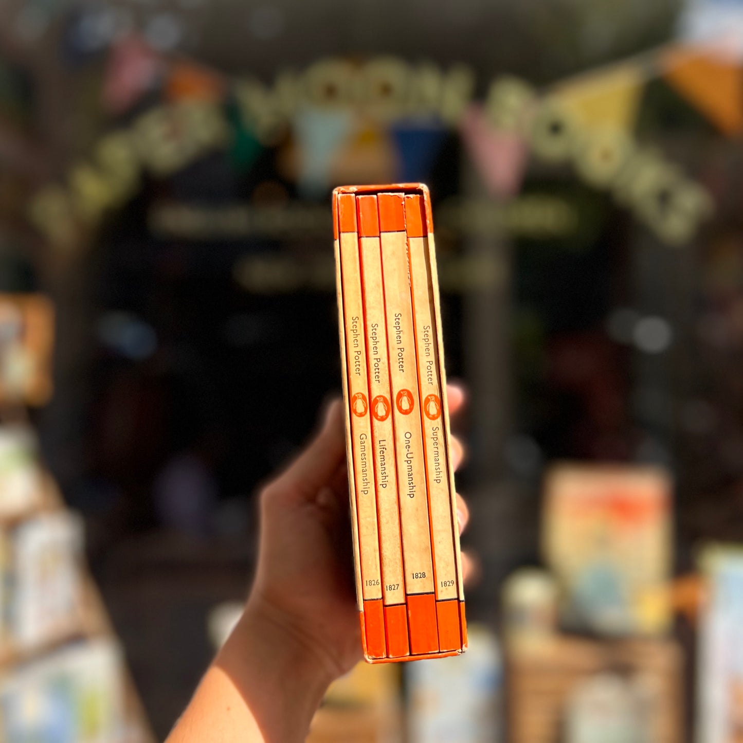 Gamemanship, Lifemanship, One-Upmanship, Supermanship (1962 First Edition Box Set) – Stephen Potter
