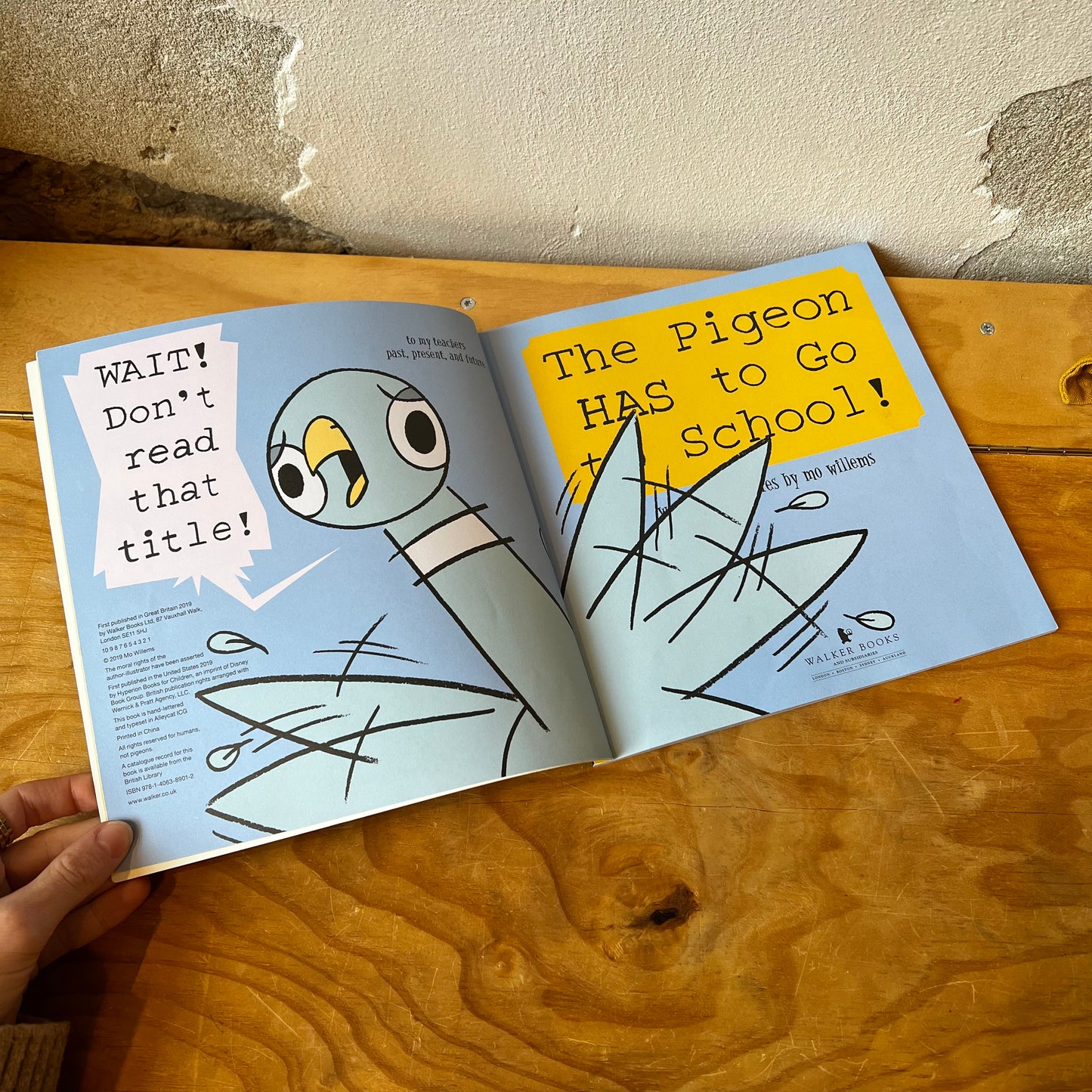 The Pigeon Has to Go to School! – Mo Willems