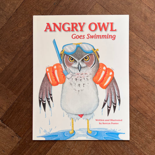 Angry Owl Goes Swimming – Kerryn Ponter