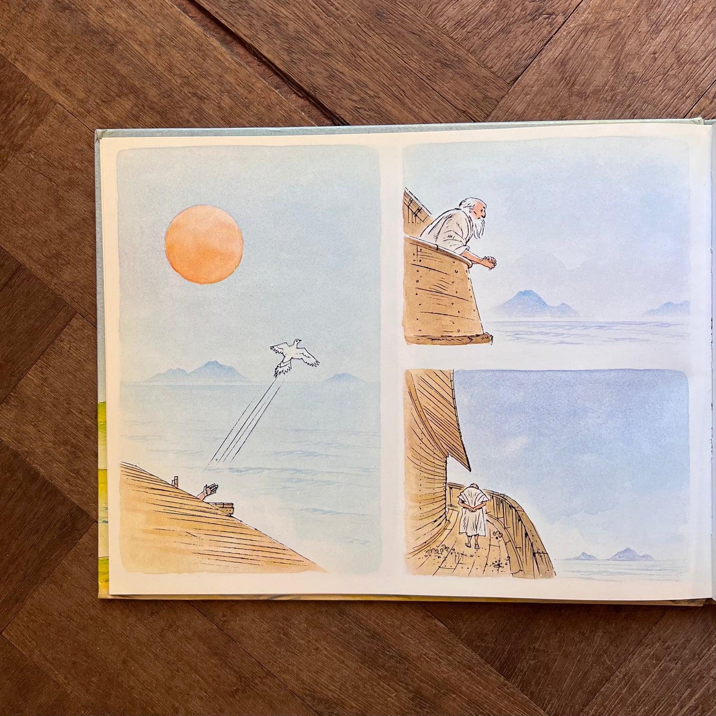 The Great Flood (1978 First Edition, Wordless Book) – Peter Spier